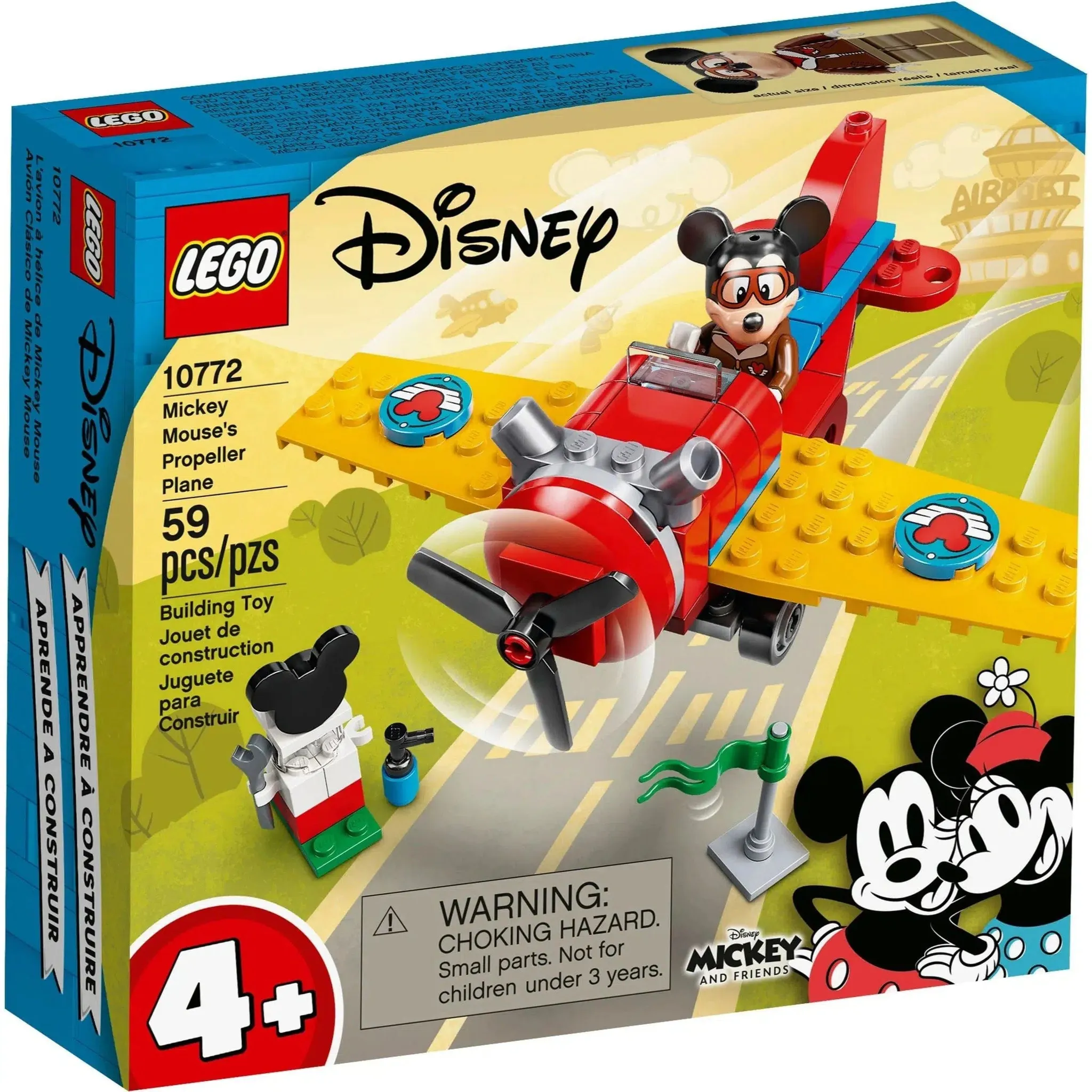 LEGO [Disney] - Mickey Mouse's Propeller Plane Building Set - Miscellaneous Series (10772)