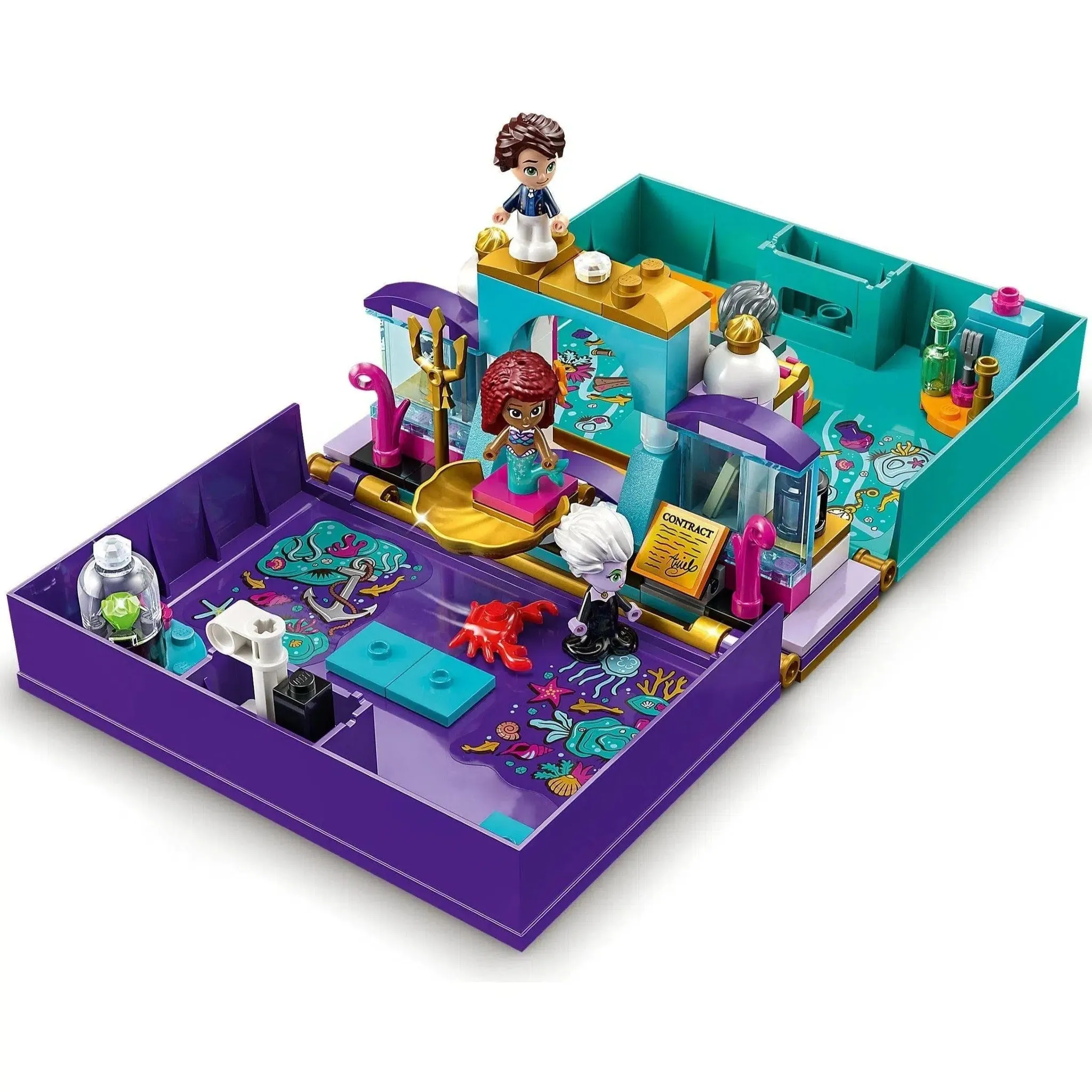 LEGO [Disney] - The Little Mermaid Story Book Building Set - Storybook Adventures Series (43213) - Image 2