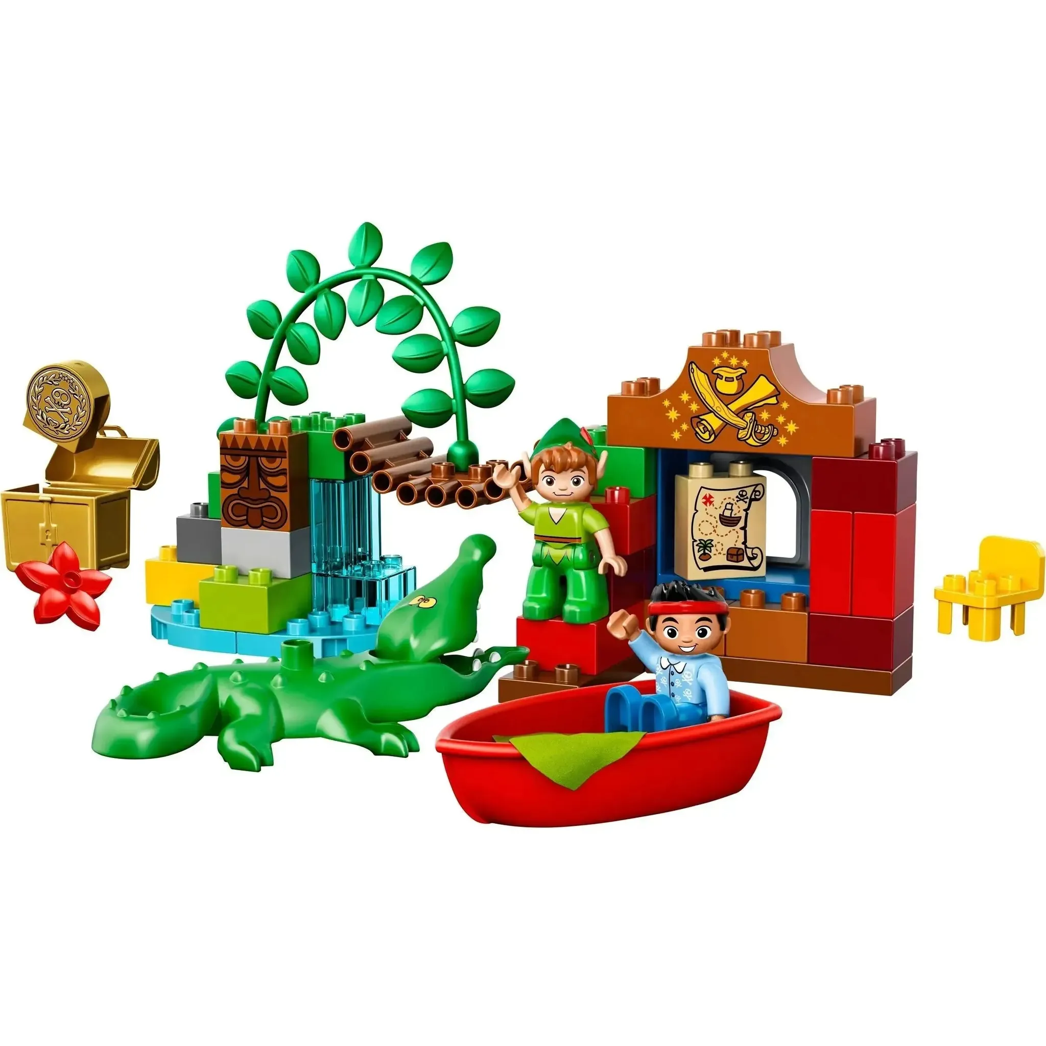 LEGO [Duplo] - Peter Pan's Visit Building Set - Jake and the Never Land Pirates Series (10526) - Image 2