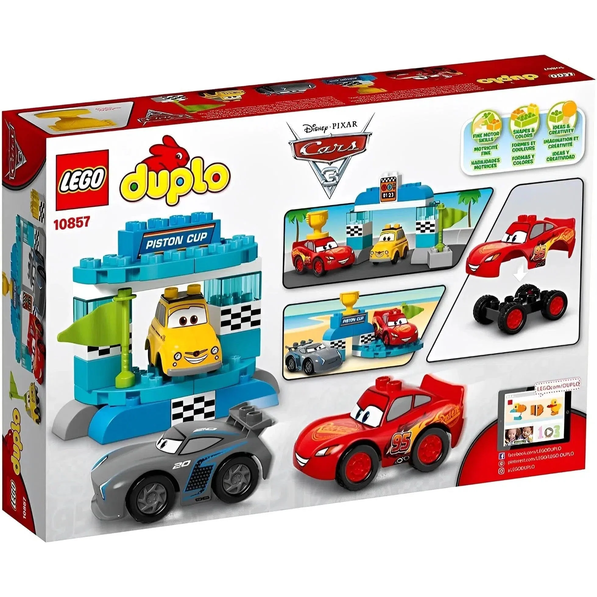 LEGO [Duplo] - Piston Cup Race Building Set - Cars 3 Series (10857) - Image 10