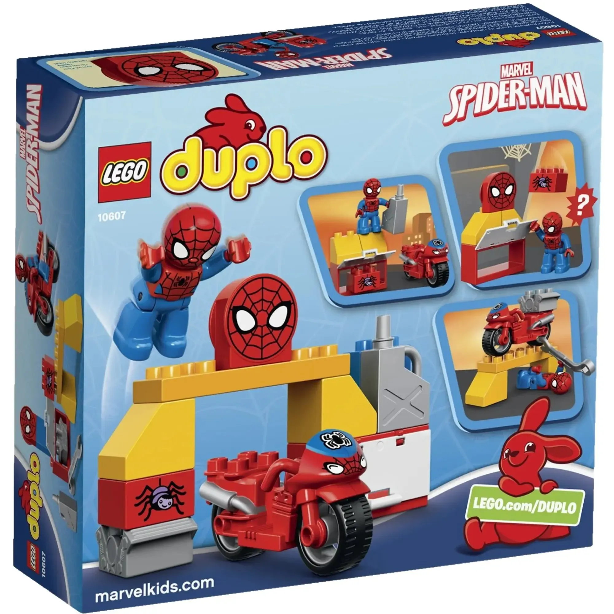 LEGO [Duplo] - Spider-Man Web-Bike Workshop Building Set - Spider-Man Series (10607) - Image 3