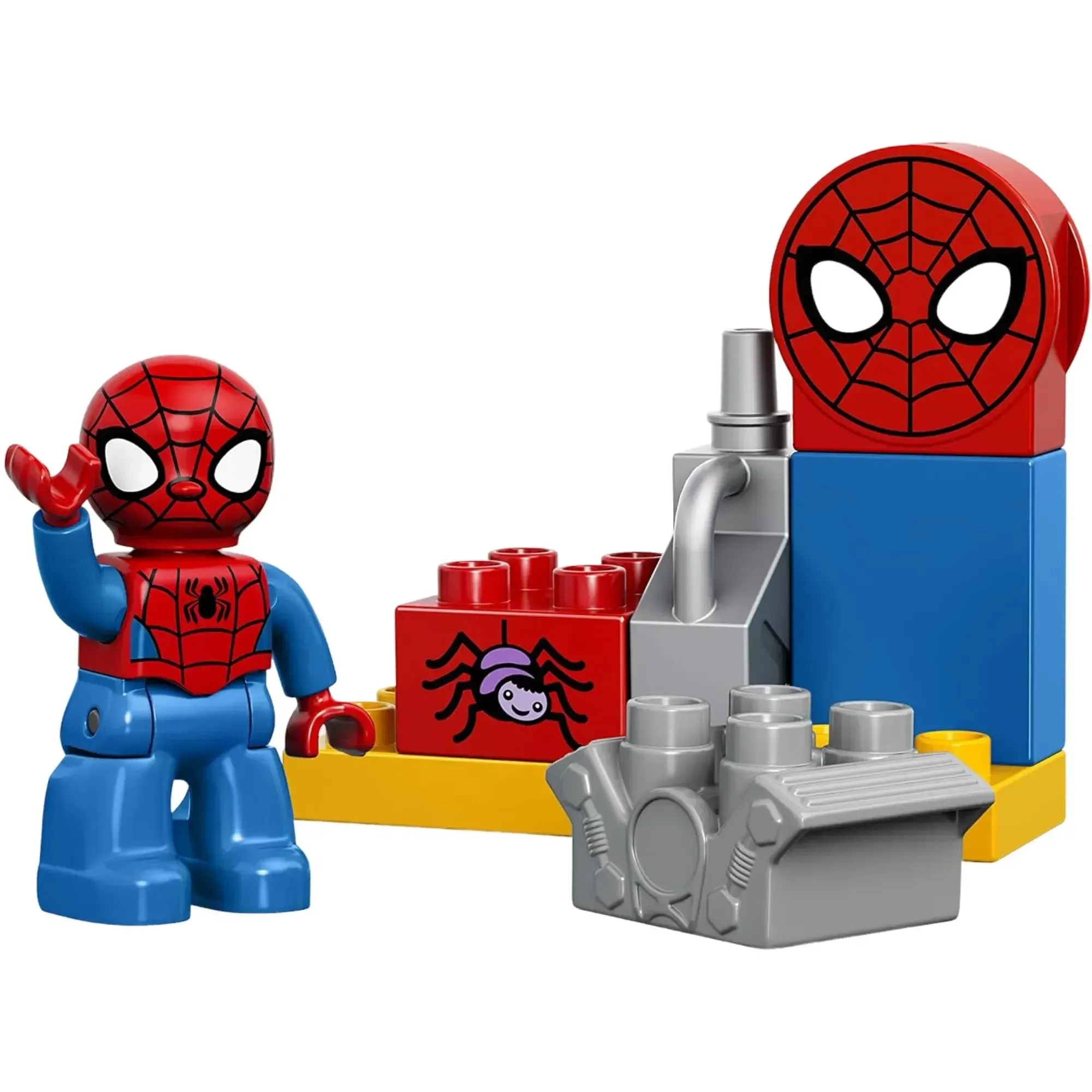 LEGO [Duplo] - Spider-Man Web-Bike Workshop Building Set - Spider-Man Series (10607) - Image 4