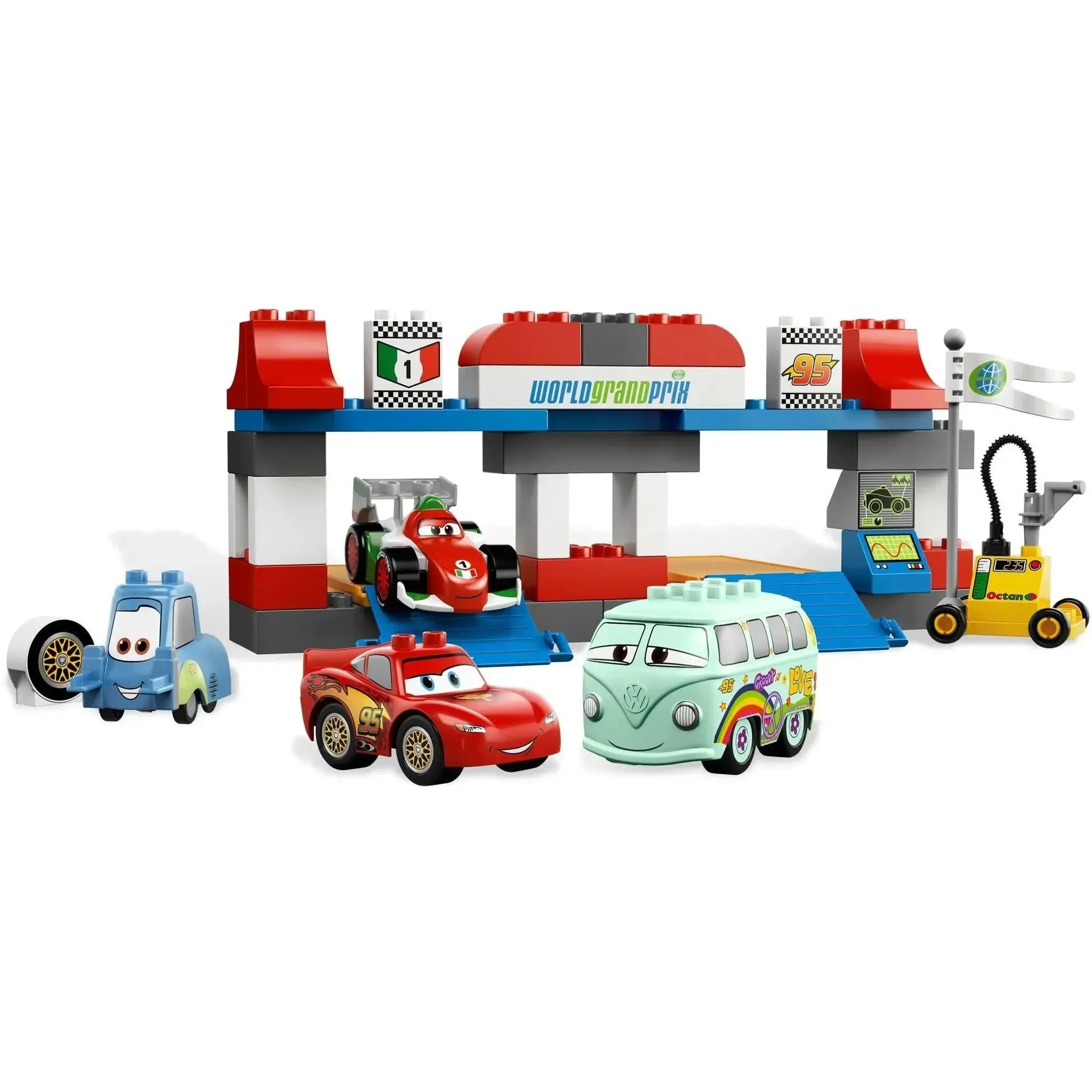 LEGO [Duplo] - The Pit Stop Building Set - Cars Series (5829) - Image 2