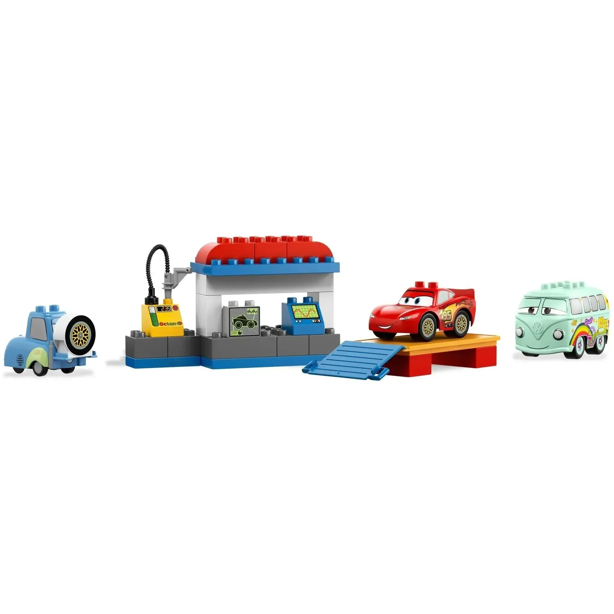 LEGO [Duplo] - The Pit Stop Building Set - Cars Series (5829) - Image 5