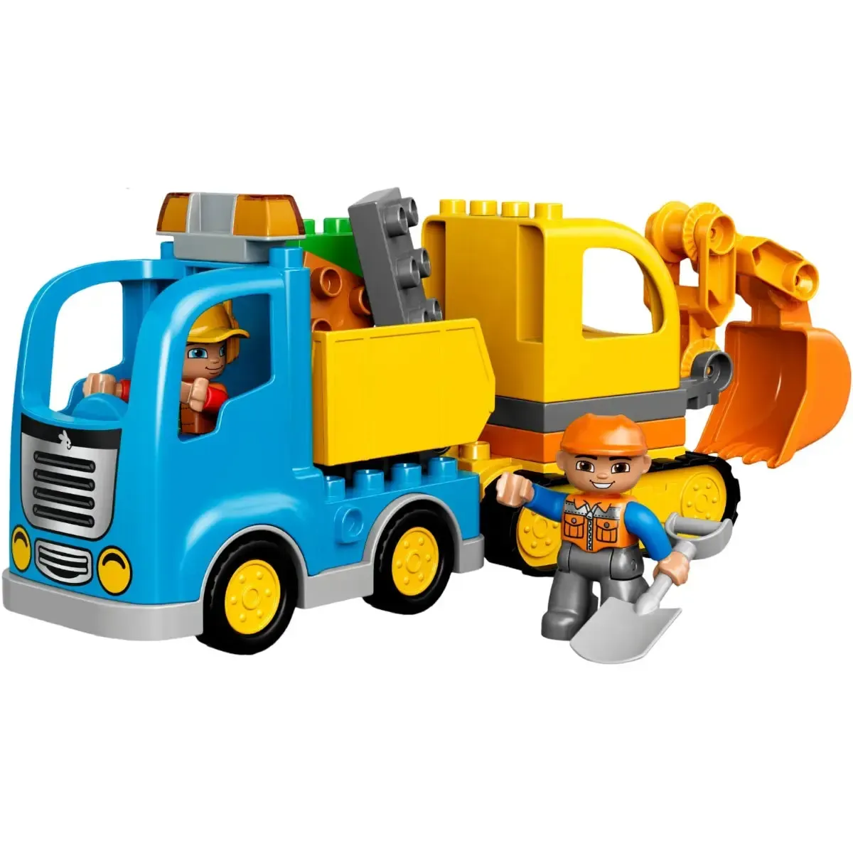 LEGO [Duplo] - Truck & Tracked Excavator Building Set - Construction Series (10812) - Image 4