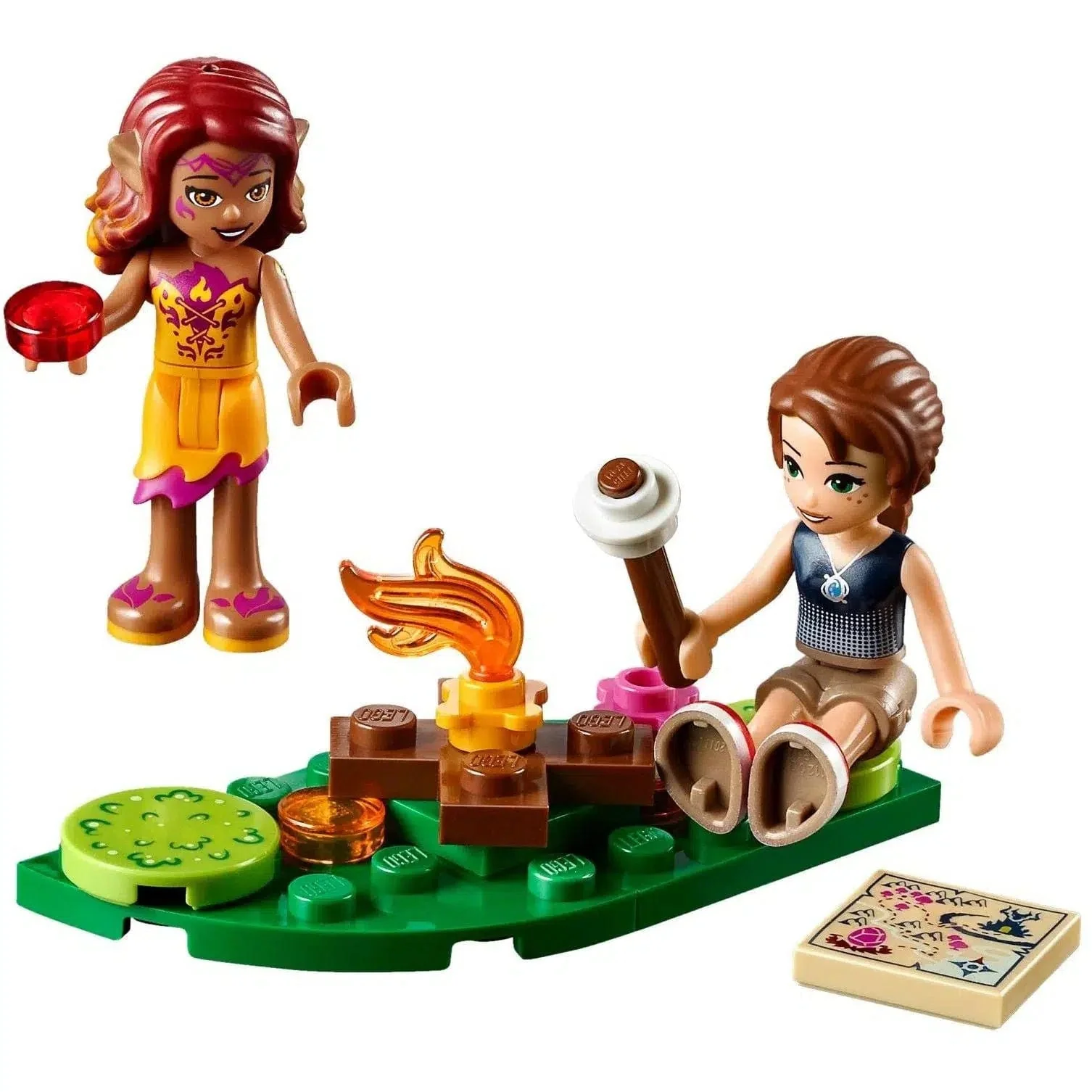 LEGO [Elves] - Fire Dragon's Lava Cave Building Set (41175) - Image 7