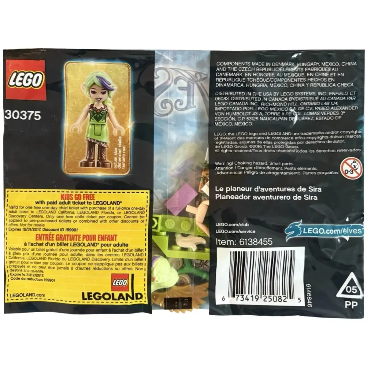 LEGO [Elves] - Sira's Adventurous Airglider Building Set - Promotional Series (30375) - Image 3