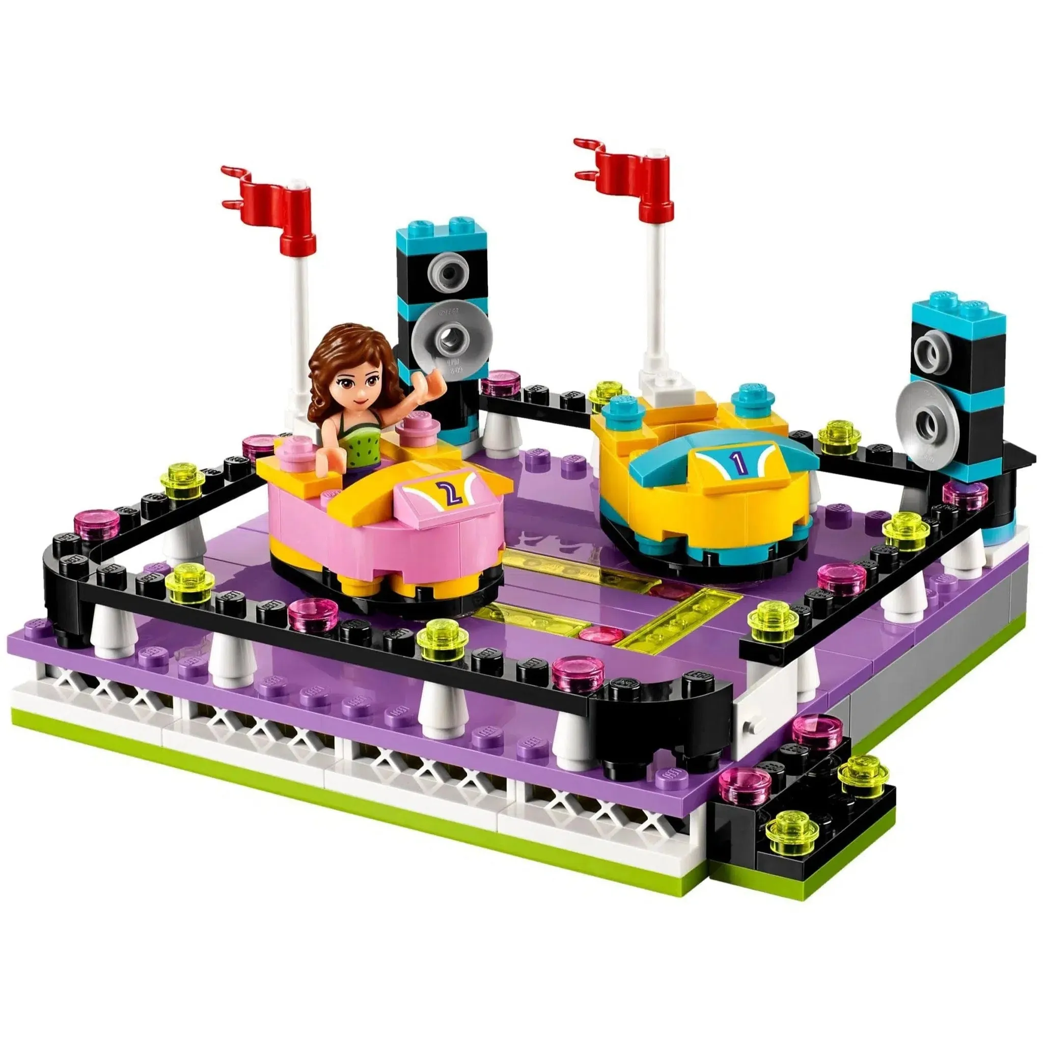 LEGO [Friends] - Amusement Park Bumper Cars Building Set - Amusement Park Series (41133) - Image 2