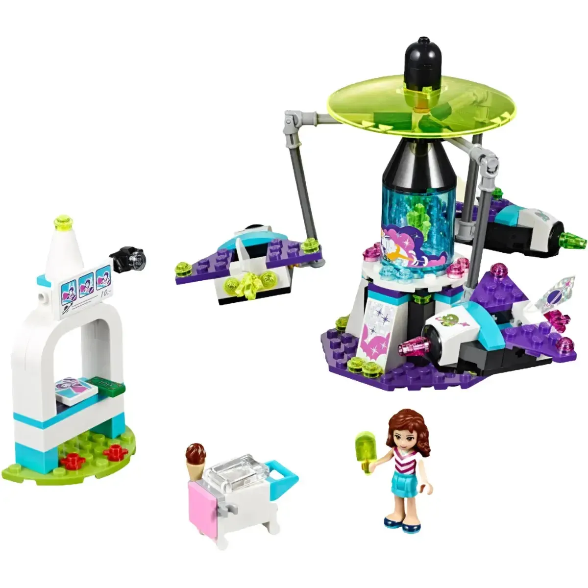 LEGO [Friends] - Amusement Park Space Ride Building Set - Amusement Park Series (41128) - Image 2