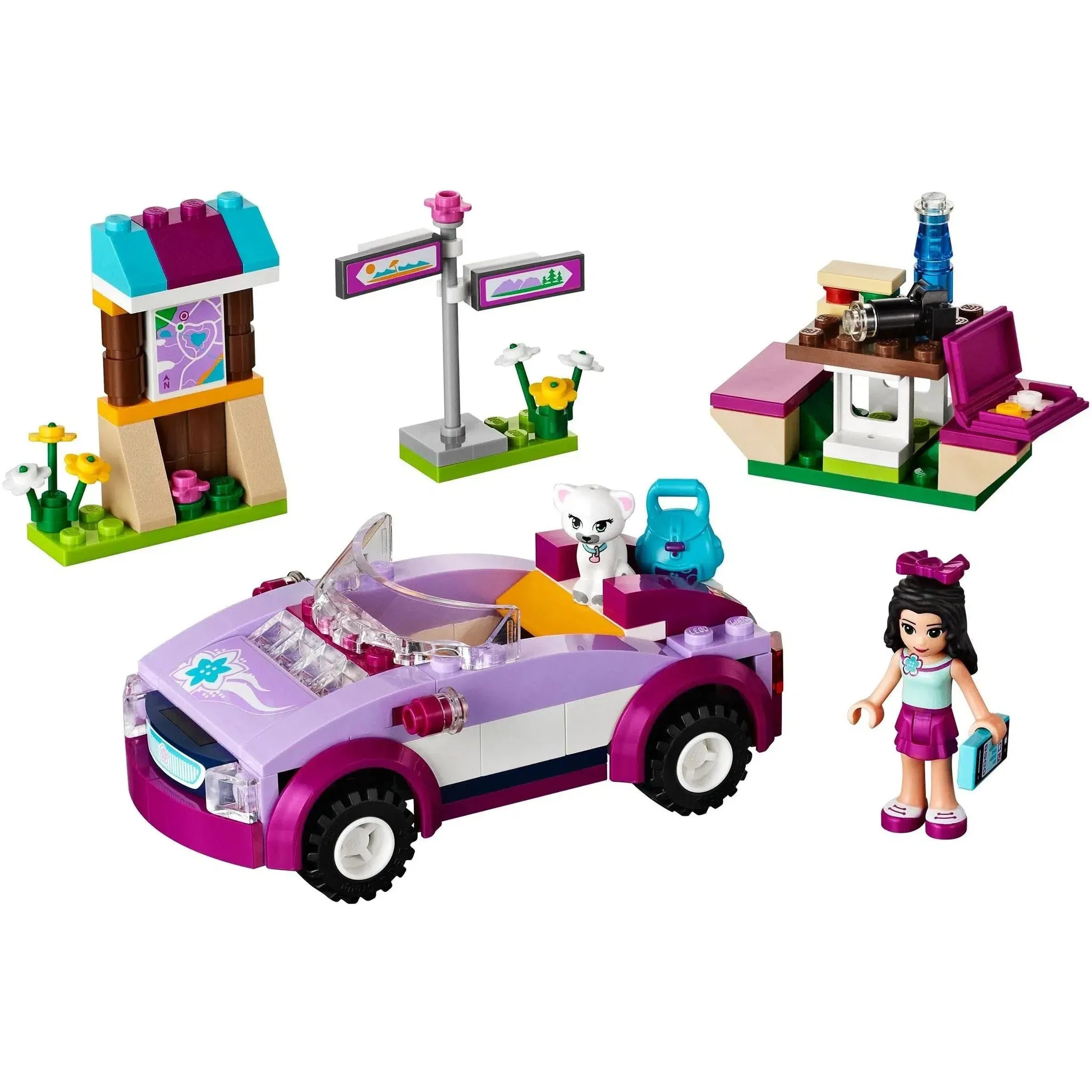 LEGO [Friends] - Emma's Sports Car Building Set - Traffic Series (41013) - Image 2