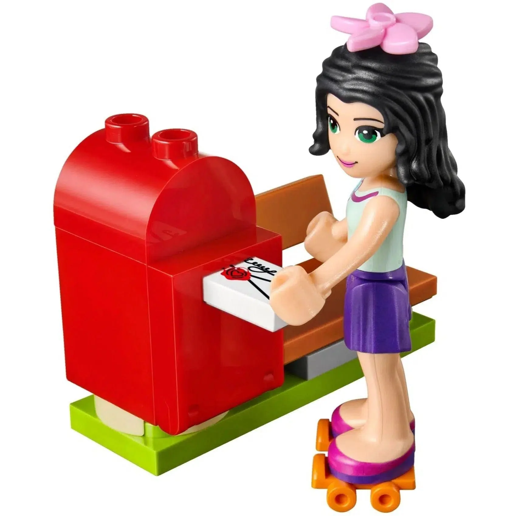 LEGO [Friends] - Emma's Tourist Kiosk Building Set - Heartlake City Series (41098) - Image 5
