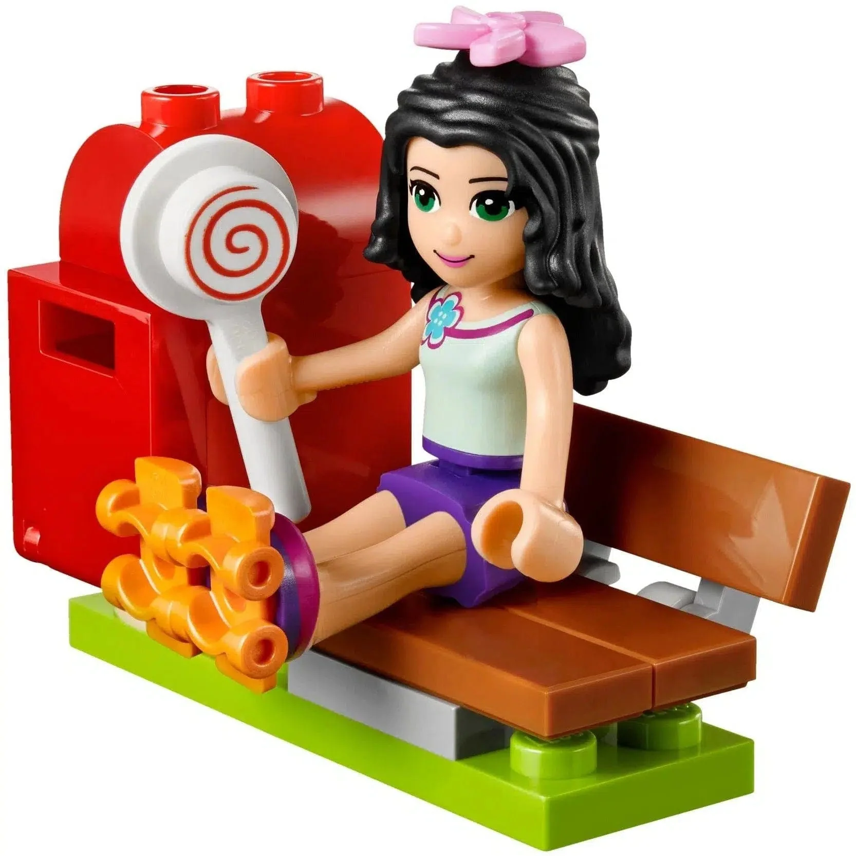 LEGO [Friends] - Emma's Tourist Kiosk Building Set - Heartlake City Series (41098) - Image 6