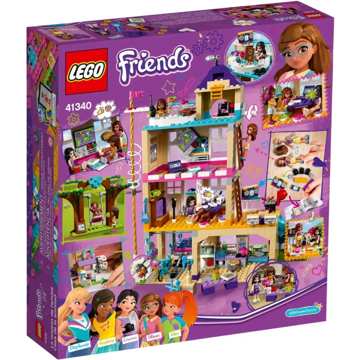 LEGO [Friends] - Friendship House Building Set - Heartlake City Series (41340) - Image 3
