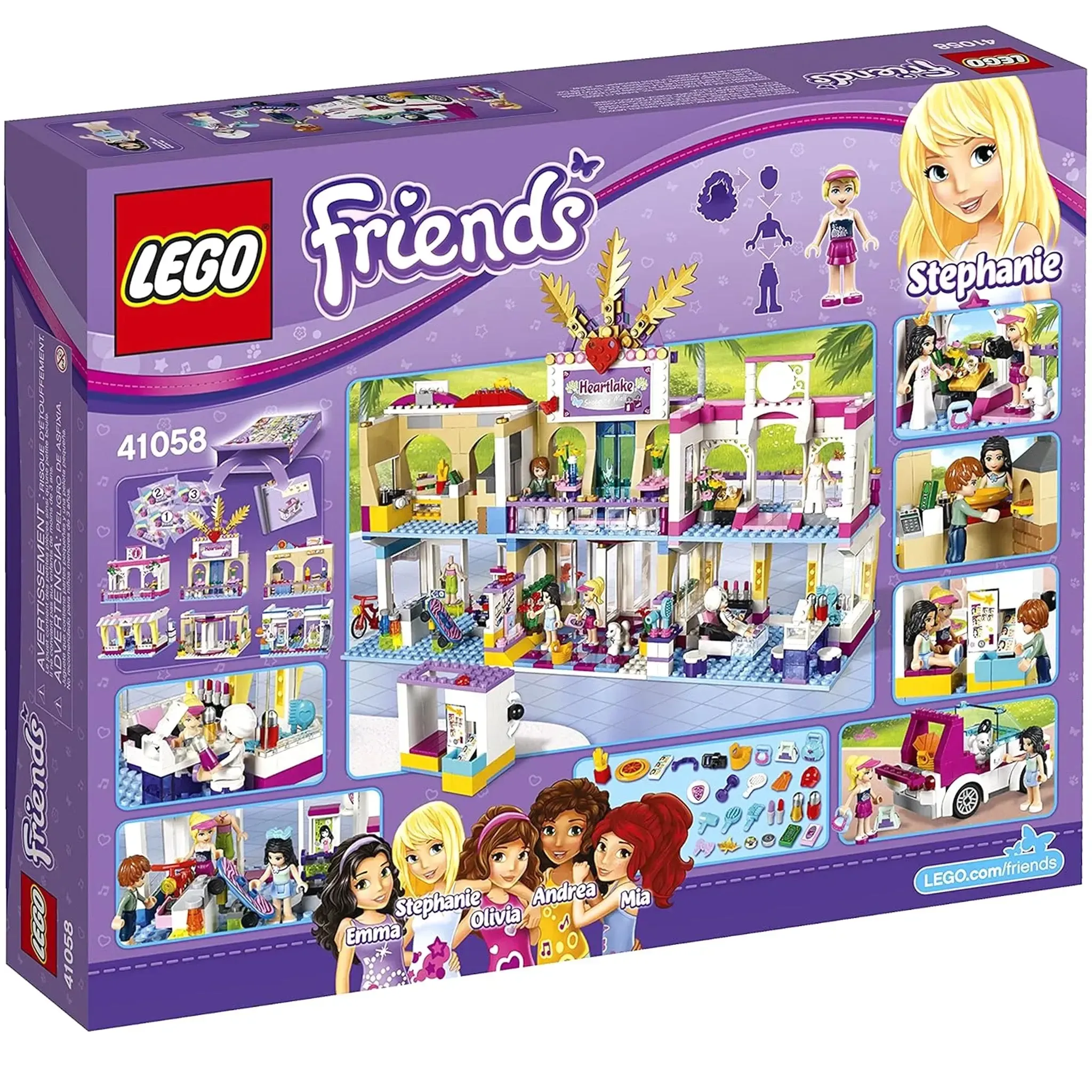 LEGO [Friends] - Heartlake Shopping Mall Building Set - Heartlake City Series (41058) - Image 3
