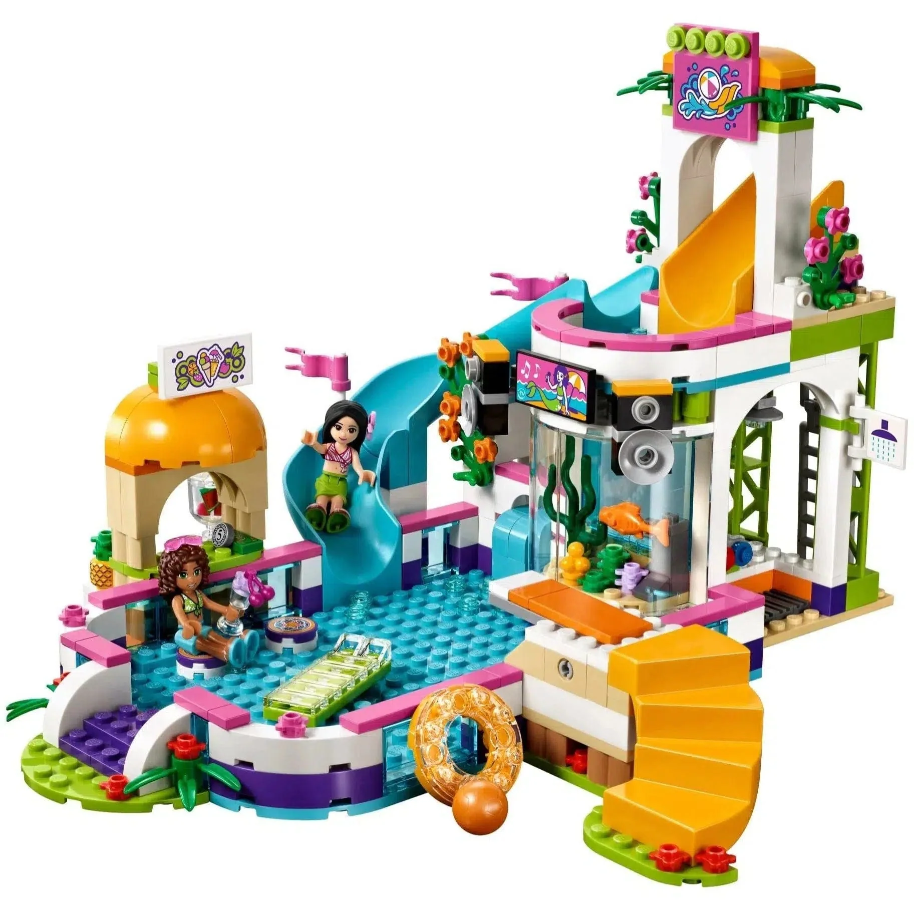 LEGO [Friends] - Heartlake Summer Pool Building Set - Summer Series (41313) - Image 2