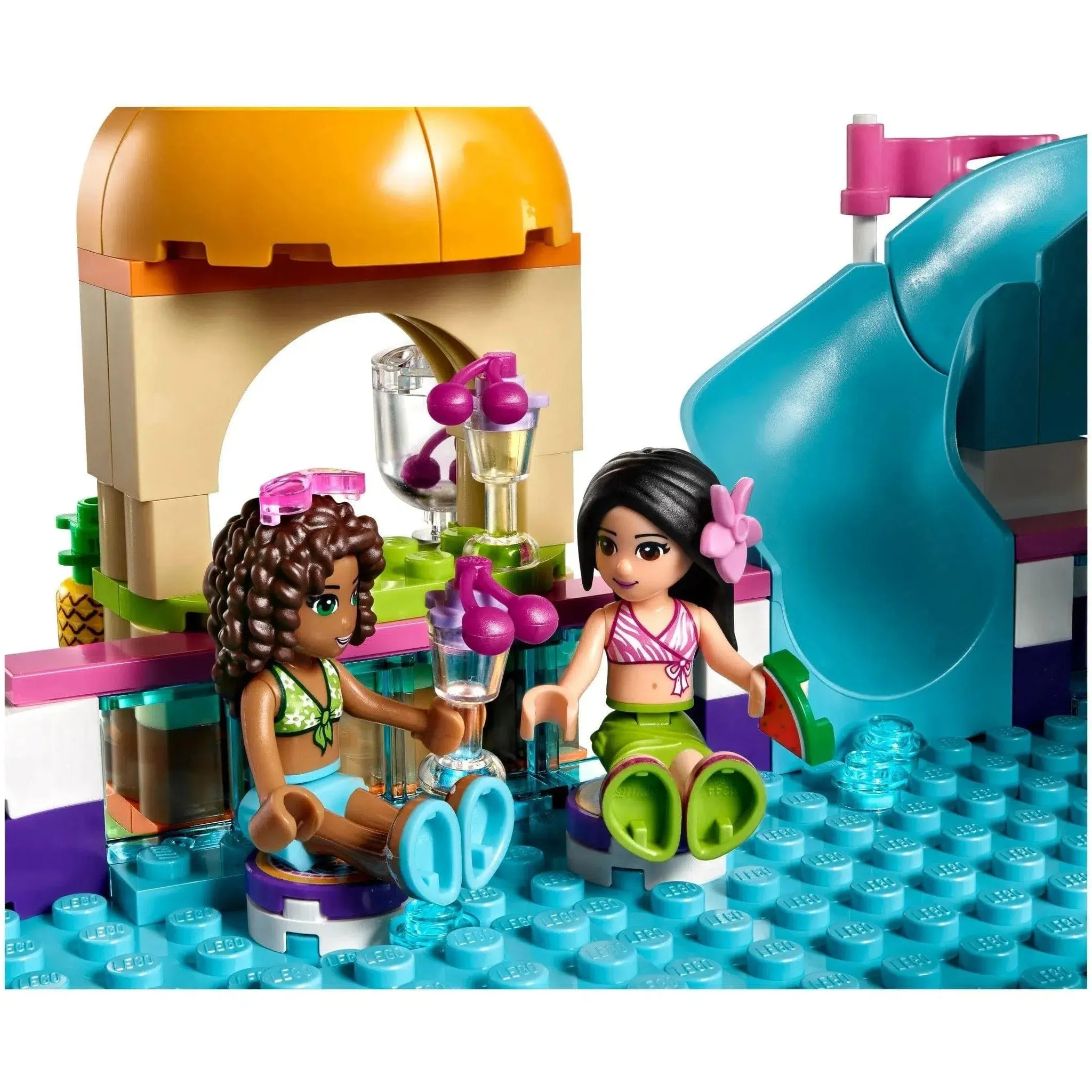LEGO [Friends] - Heartlake Summer Pool Building Set - Summer Series (41313) - Image 6