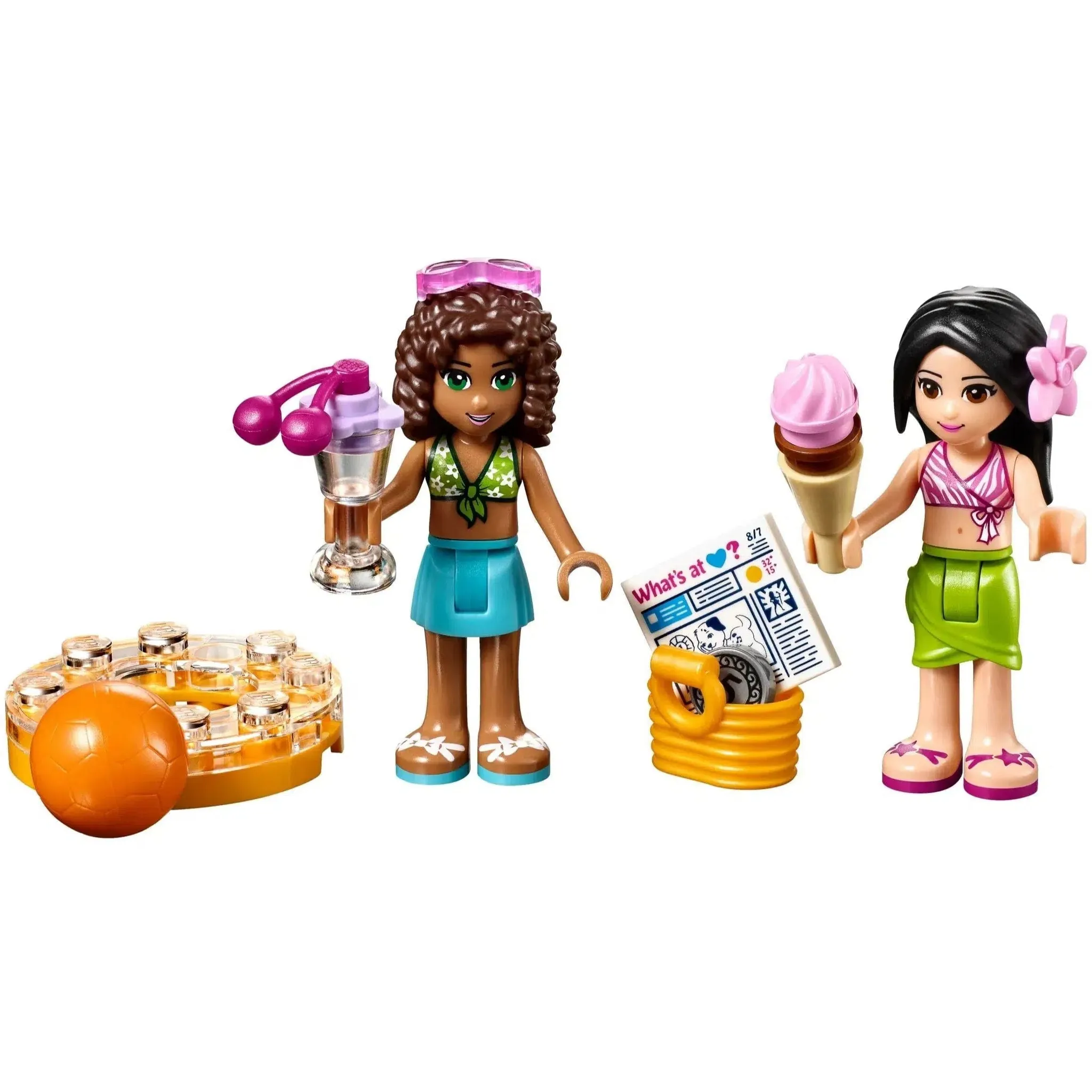 LEGO [Friends] - Heartlake Summer Pool Building Set - Summer Series (41313) - Image 9