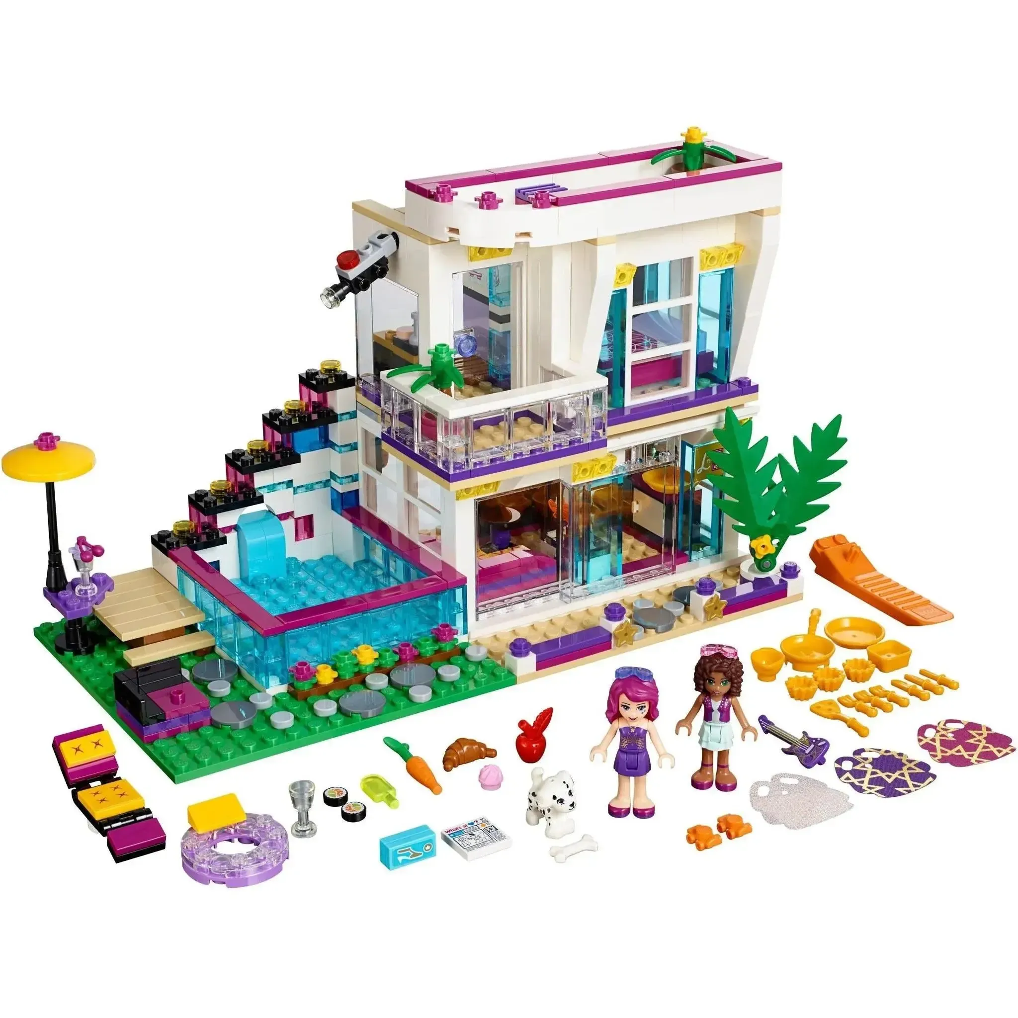 LEGO [Friends] - Livi's Pop Star House Building Set - Pop Star Series (41135) - Image 2