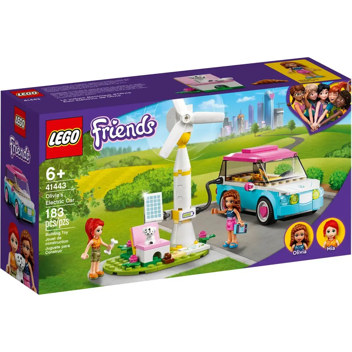 LEGO [Friends] - Olivia's Electric Car Building Set - Traffic Series (41443)