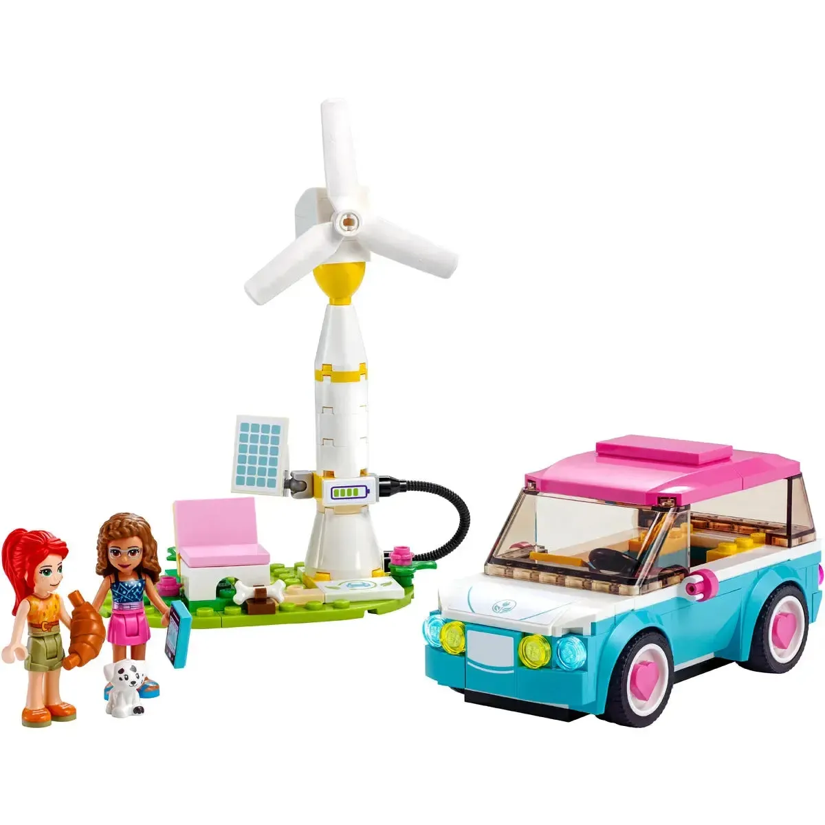 LEGO [Friends] - Olivia's Electric Car Building Set - Traffic Series (41443) - Image 2