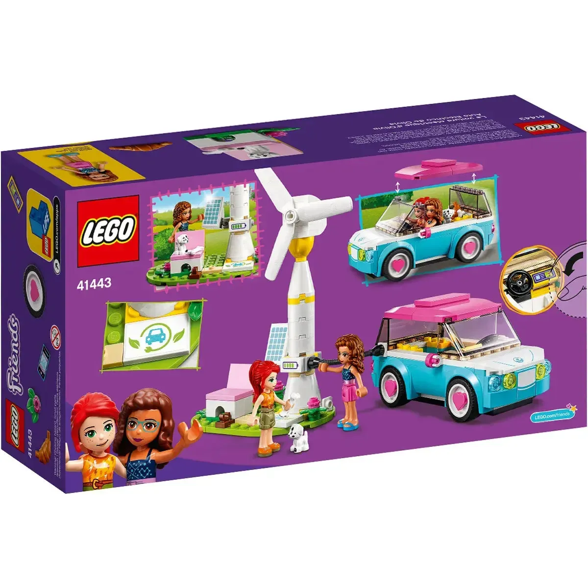 LEGO [Friends] - Olivia's Electric Car Building Set - Traffic Series (41443) - Image 3