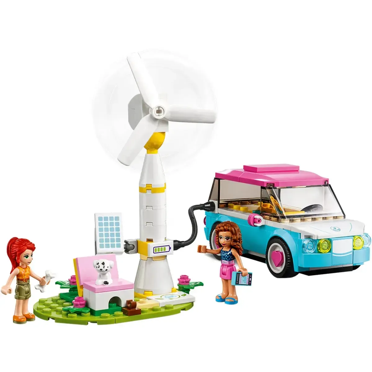 LEGO [Friends] - Olivia's Electric Car Building Set - Traffic Series (41443) - Image 4