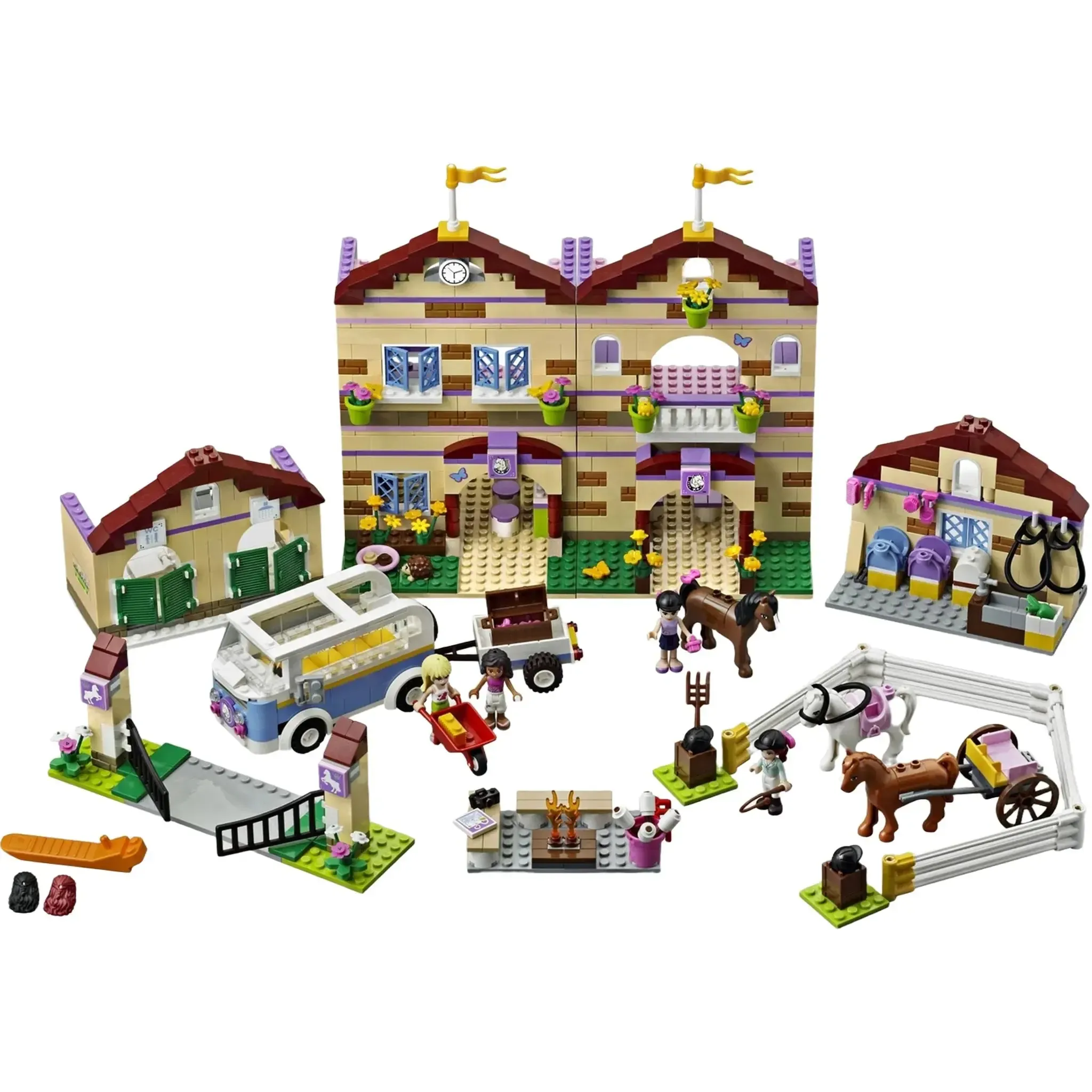 LEGO [Friends] - Summer Riding Camp Building Set - Horseback Riding Series (3185) - Image 2