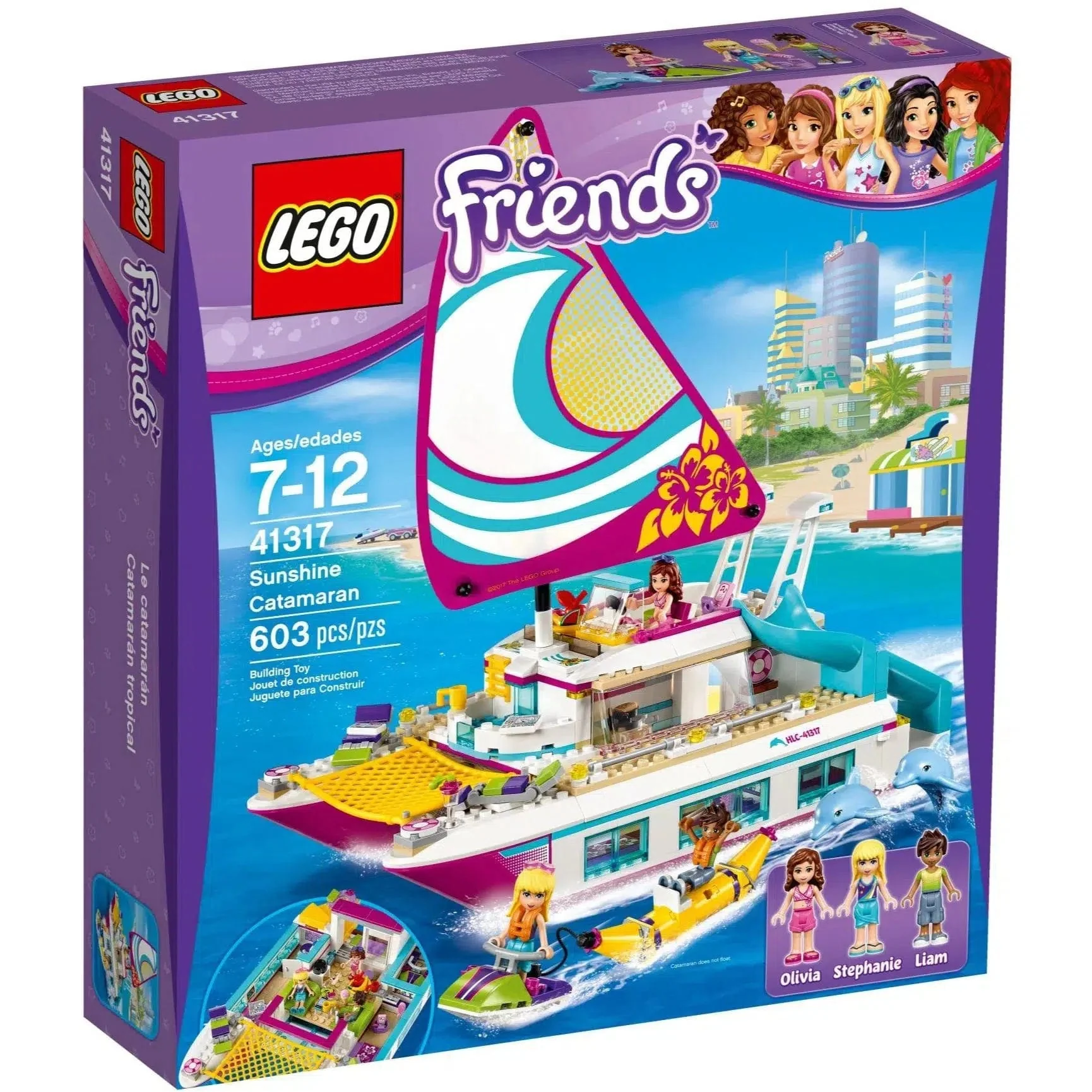 LEGO [Friends] - Sunshine Catamaran Building Set - Summer Series (41317)
