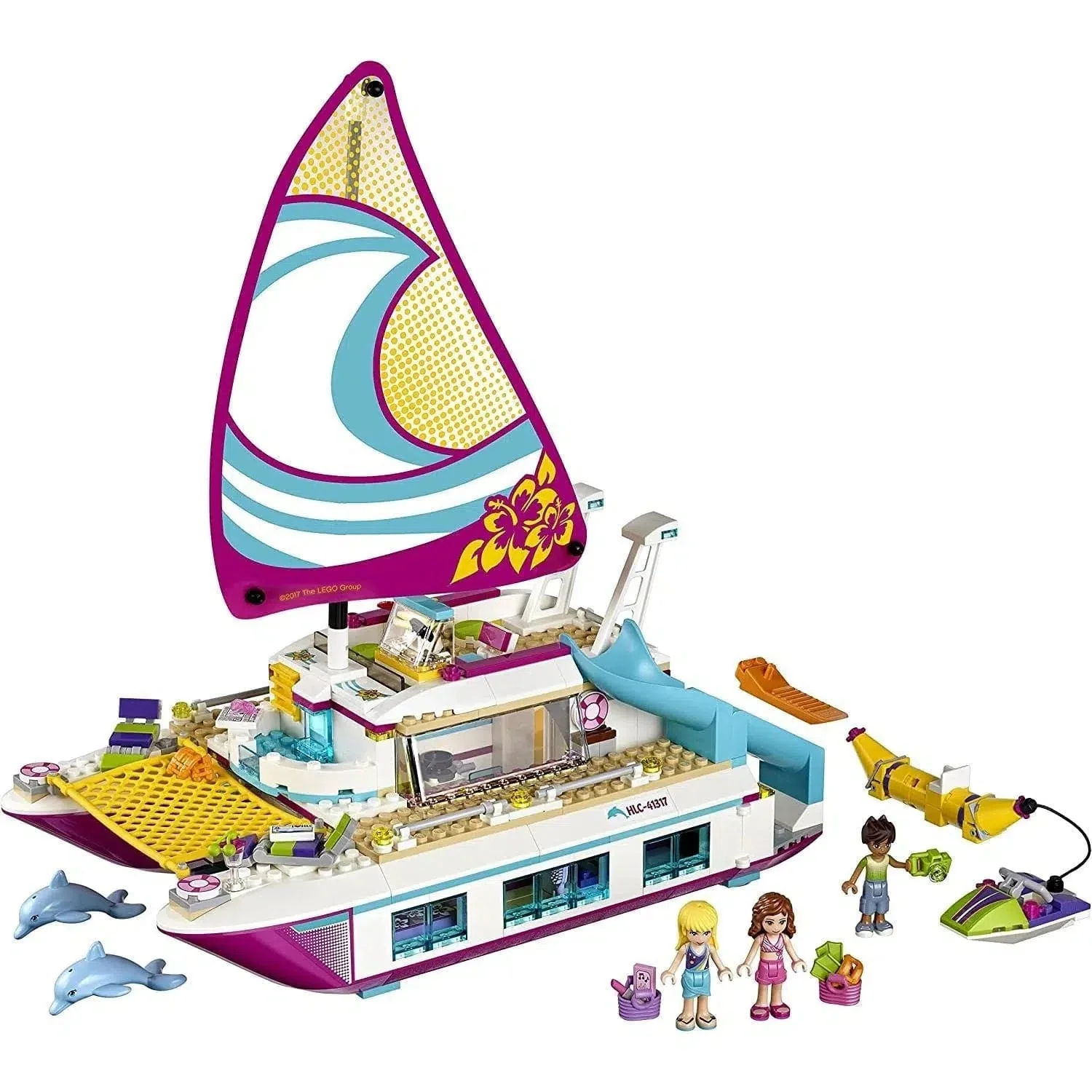 LEGO [Friends] - Sunshine Catamaran Building Set - Summer Series (41317) - Image 2