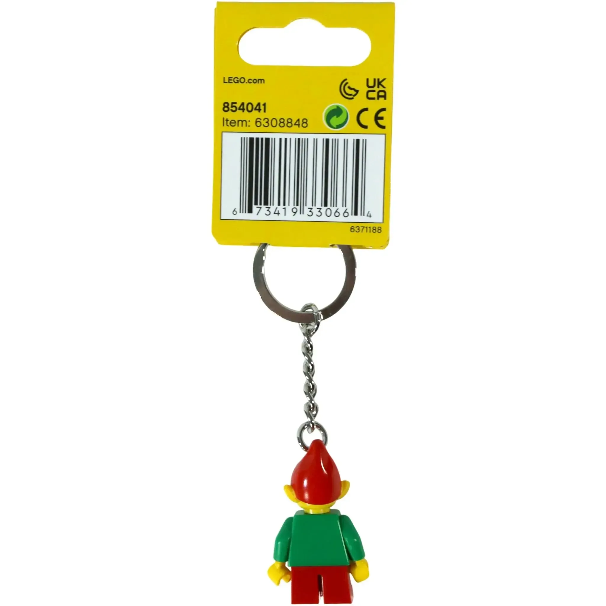 LEGO [Gear] - Happy Helper Christmas Elf Key Chain Building Set - Key Chains/Seasonal Series (854041) - Image 3