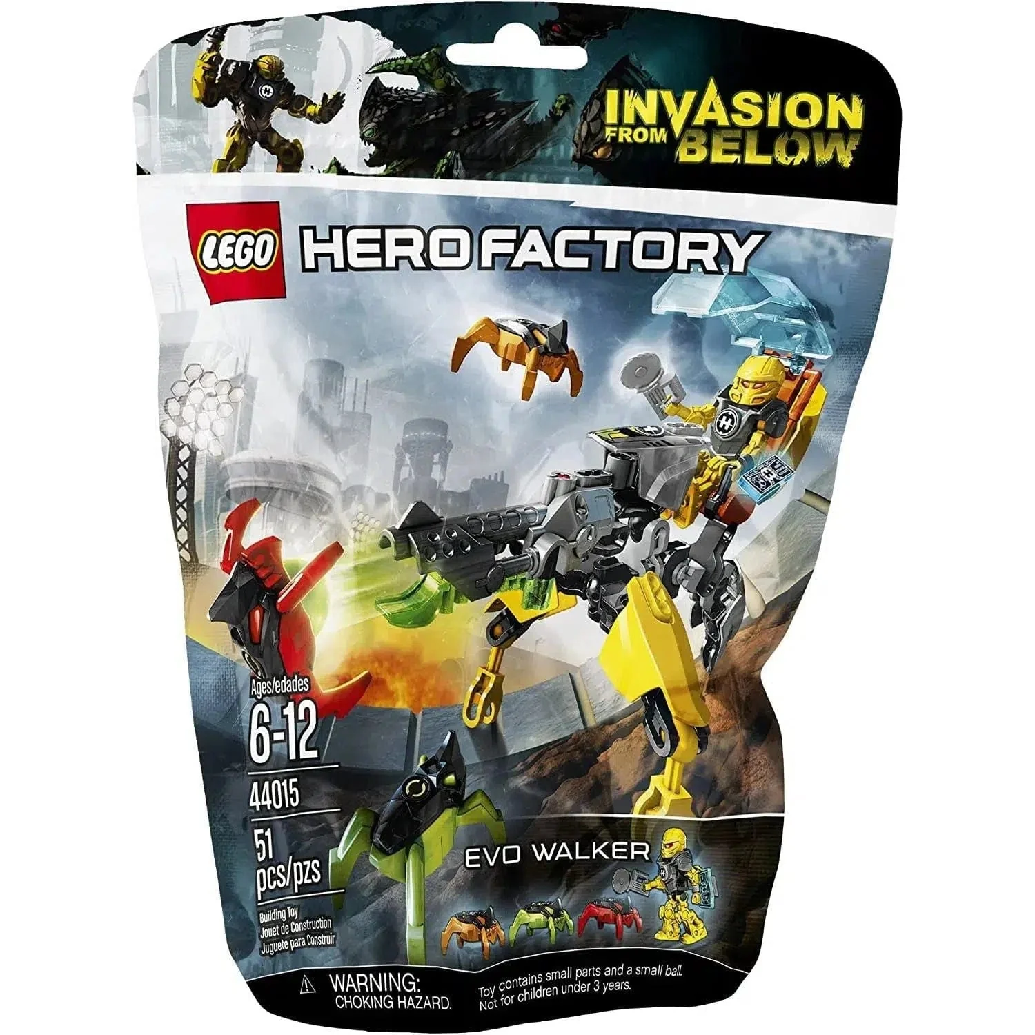LEGO [Hero Factory] - Evo Walker Building Set - Invasion From Below Series (44015)