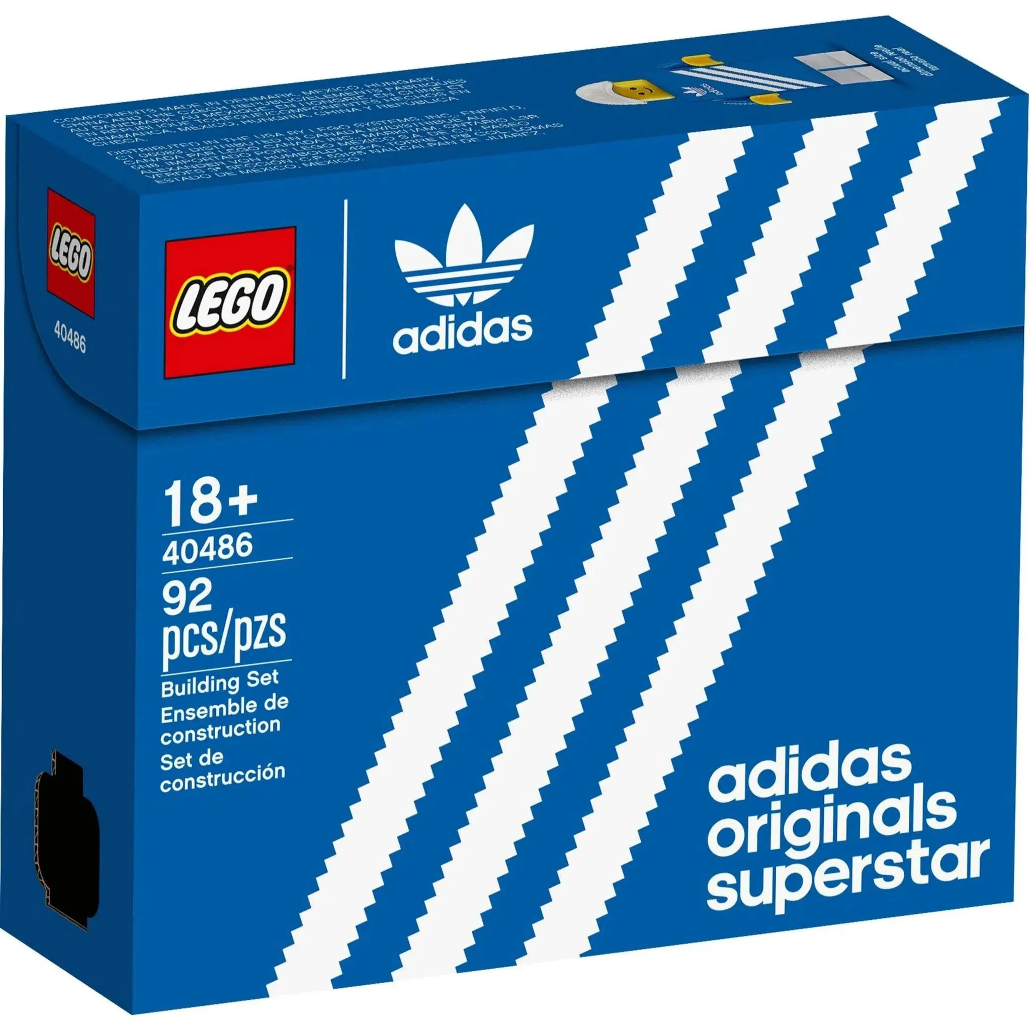 LEGO [Icons] - Mini Adidas Originals Superstar Building Set - Adidas Series (40486)
