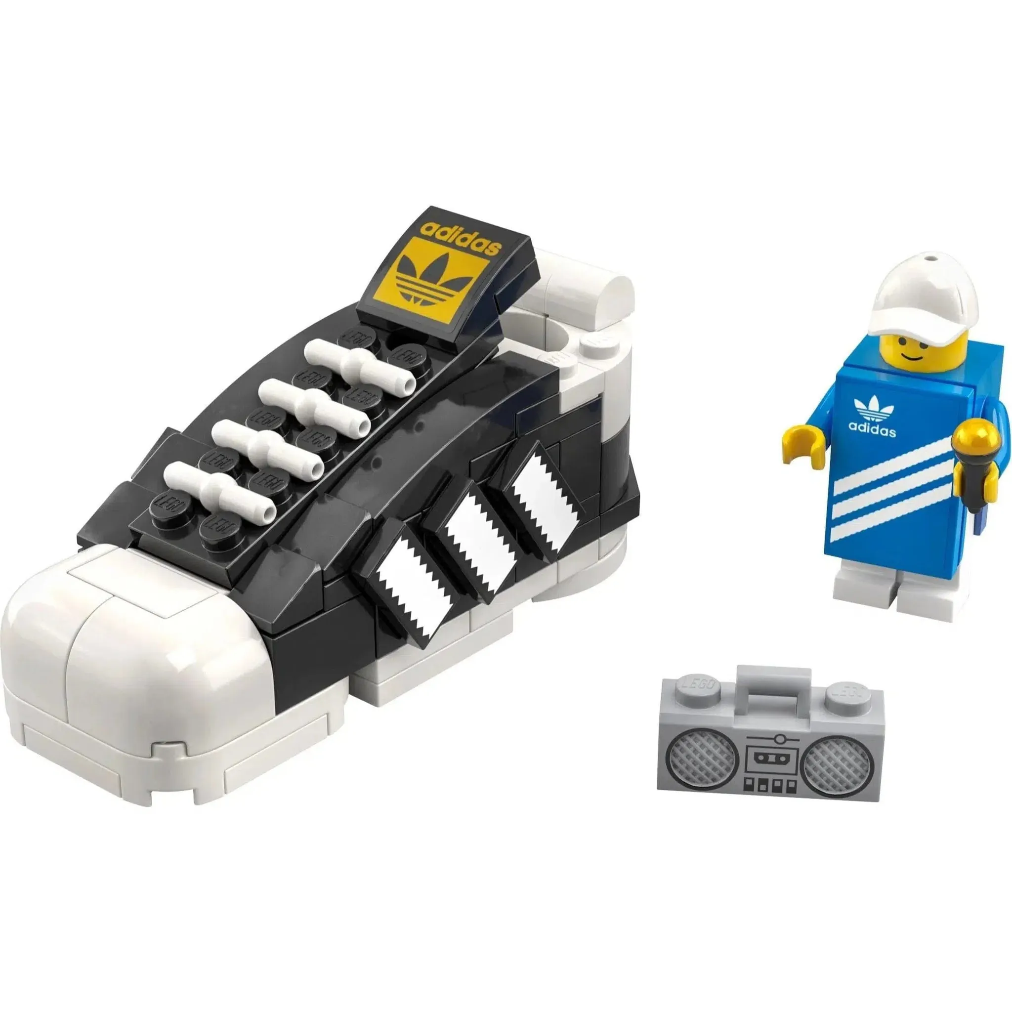 LEGO [Icons] - Mini Adidas Originals Superstar Building Set - Adidas Series (40486) - Image 2