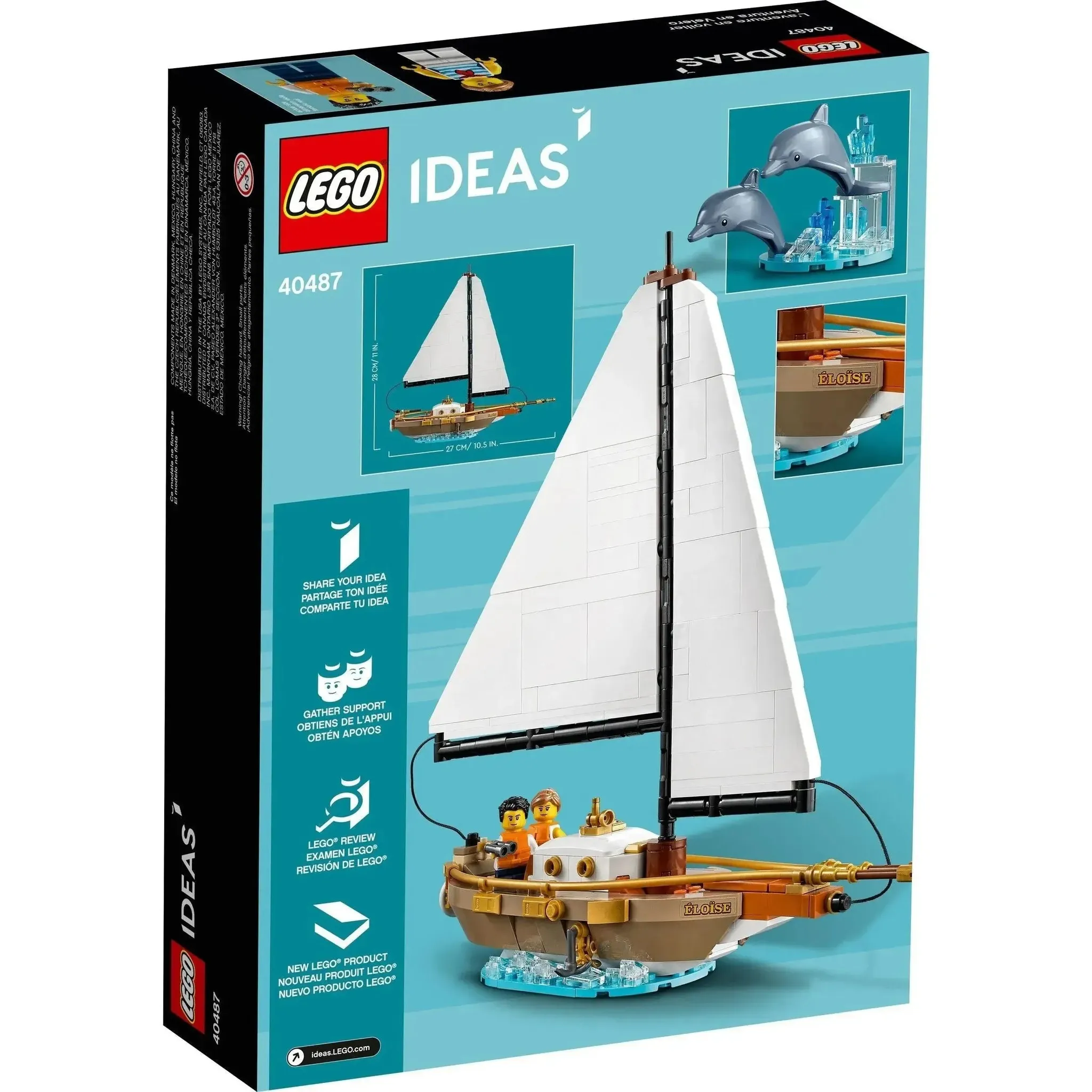 LEGO [Ideas] - Sailboat Adventure Building Set - Promotional Series (40487) - Image 3