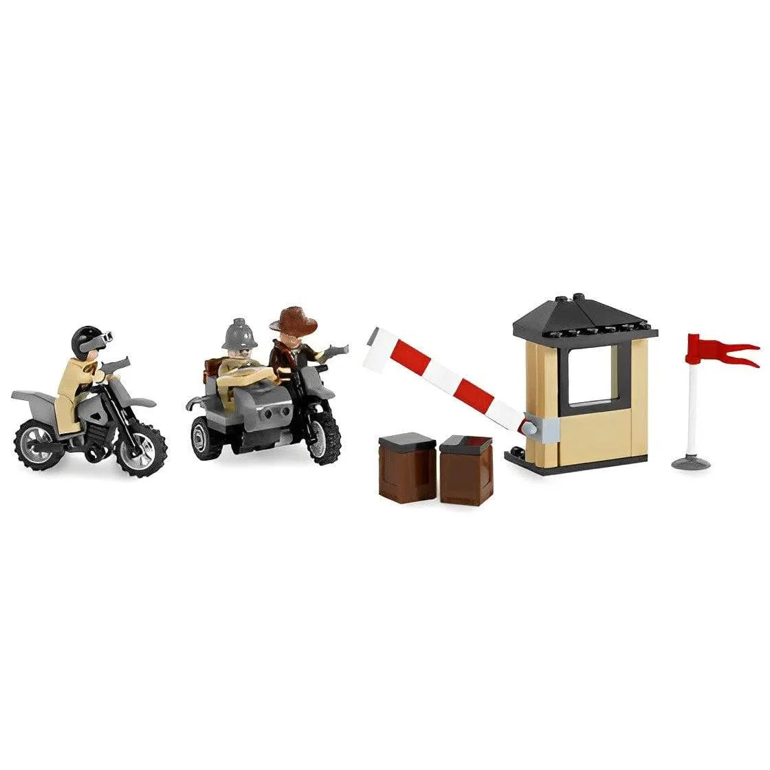 LEGO [Indiana Jones] - Indiana Jones Motorcycle Chase Building Set - Last Crusade Series (7620) - Image 2
