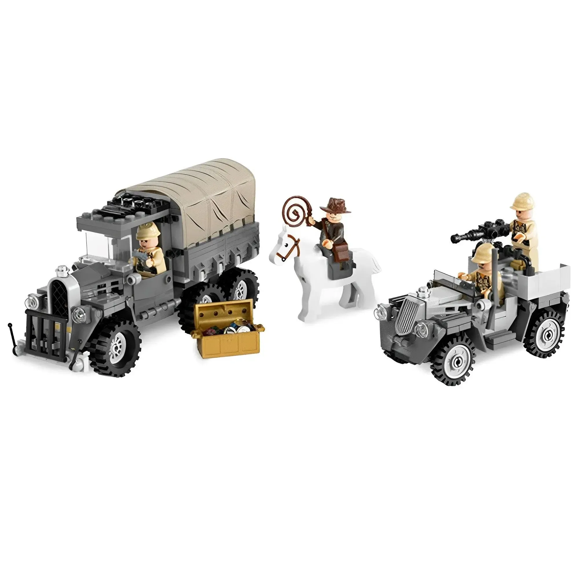 LEGO [Indiana Jones] - Race for the Stolen Treasure Building Set - Raiders of the Lost Ark Series (7622) - Image 2
