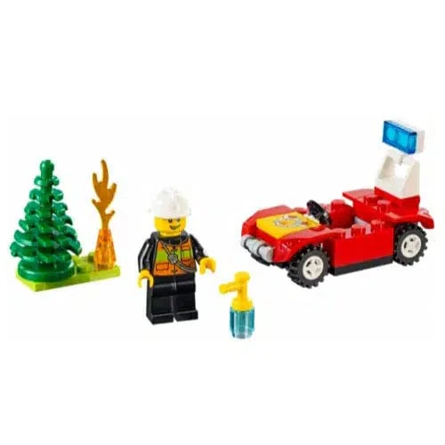 LEGO [Juniors] - Fire Car Building Set - City Series(30338) - Image 2