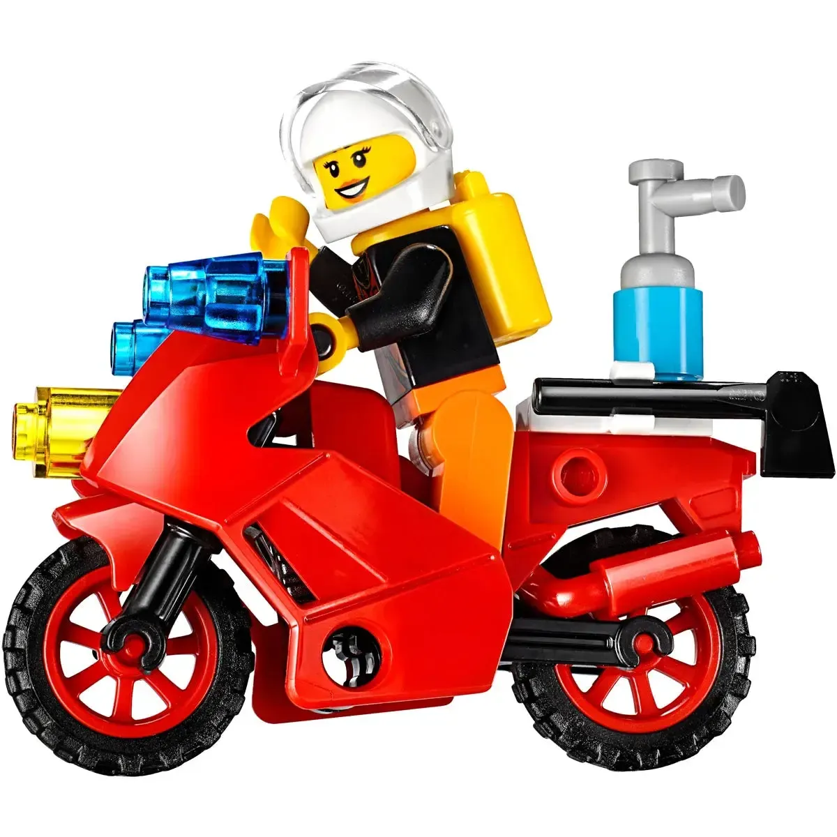 LEGO [Juniors] - Fire Patrol Suitcase Building Set - City Series (10740) - Image 5