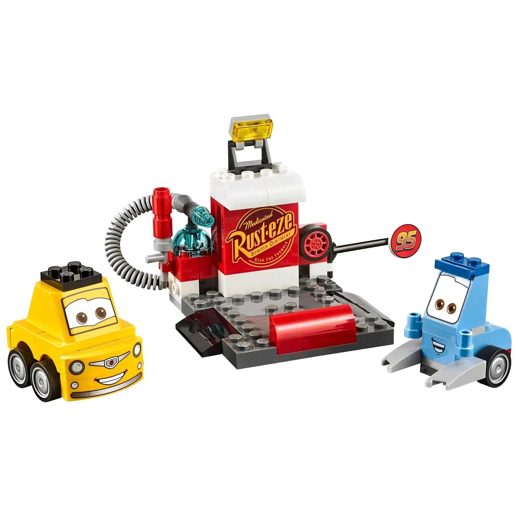LEGO [Juniors] - Guido and Luigi's Pit Stop Building Set - Cars 3 Series (10732) - Image 2