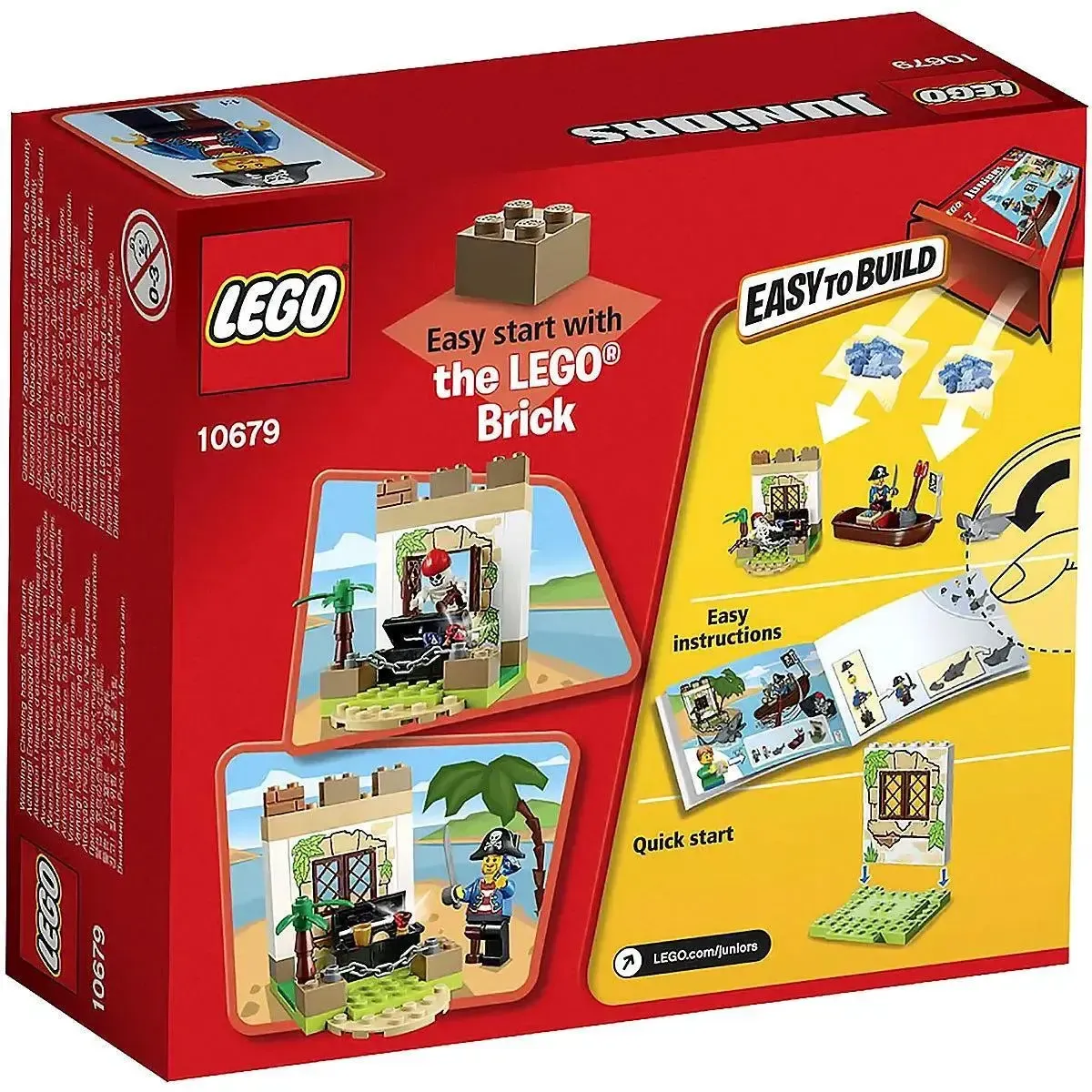 LEGO [Juniors] - Pirate Treasure Hunt Building Set - Fantasy Series (10679) - Image 3