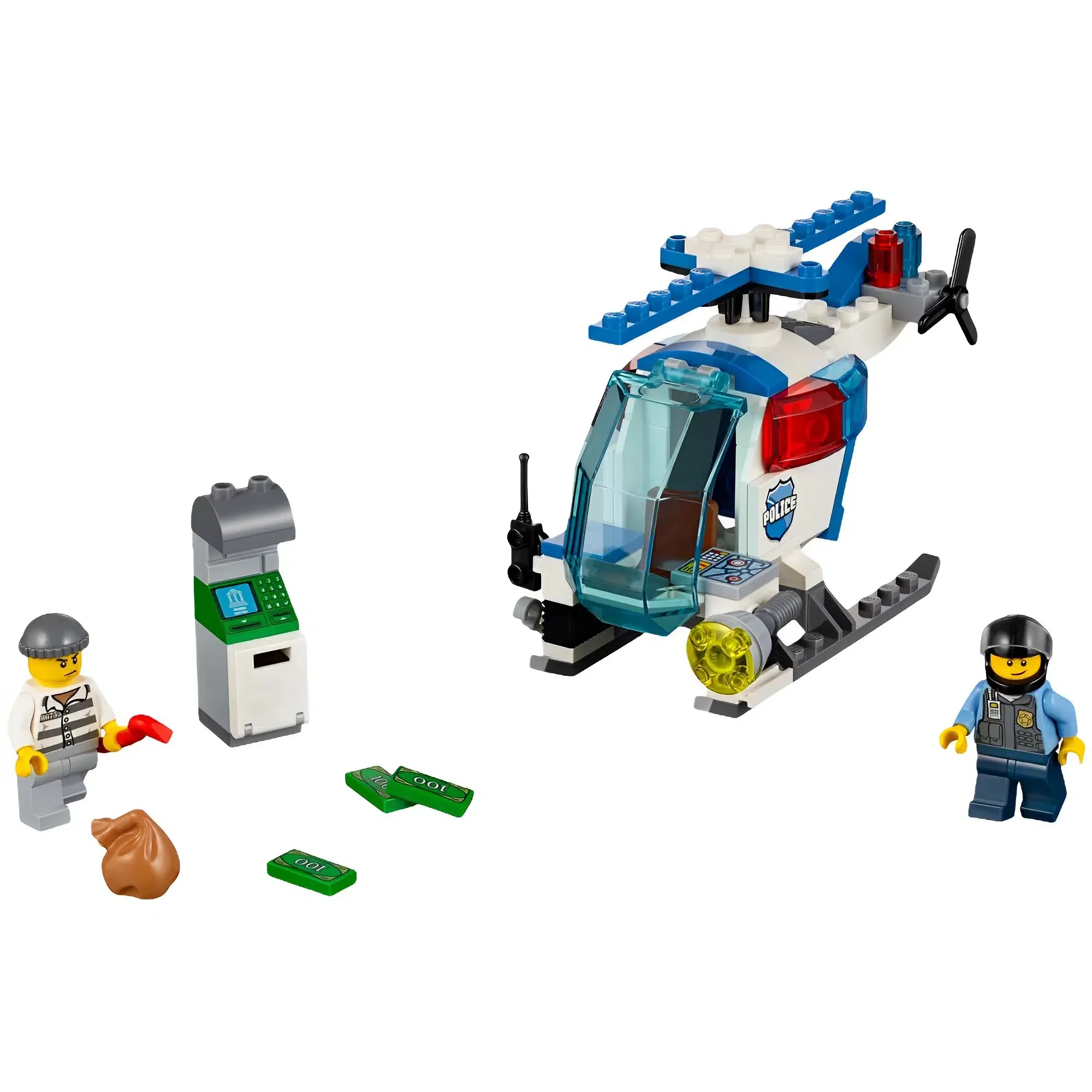 LEGO [Juniors] - Police Helicopter Chase Building Set - City Series (10720) - Image 2