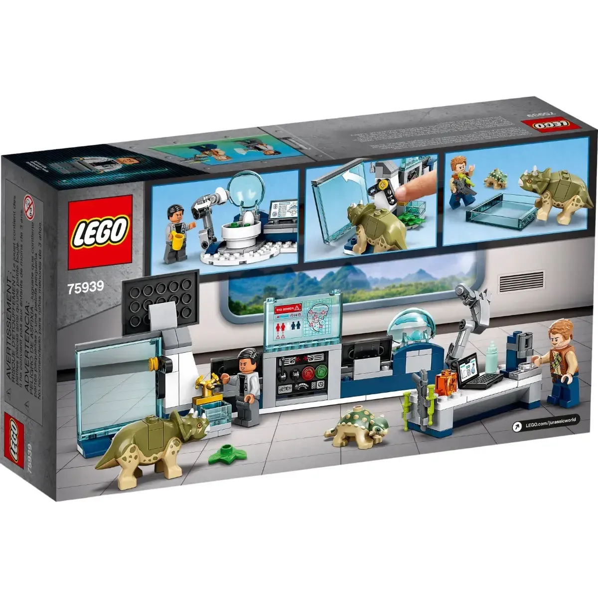 LEGO [Jurassic World] - Dr. Wu's Lab: Baby Dinosaurs Breakout Building Set - Legend of Isla Nublar Series (75939) - Image 3