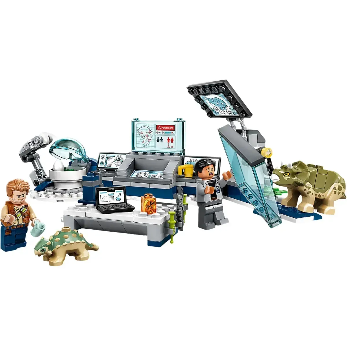 LEGO [Jurassic World] - Dr. Wu's Lab: Baby Dinosaurs Breakout Building Set - Legend of Isla Nublar Series (75939) - Image 4