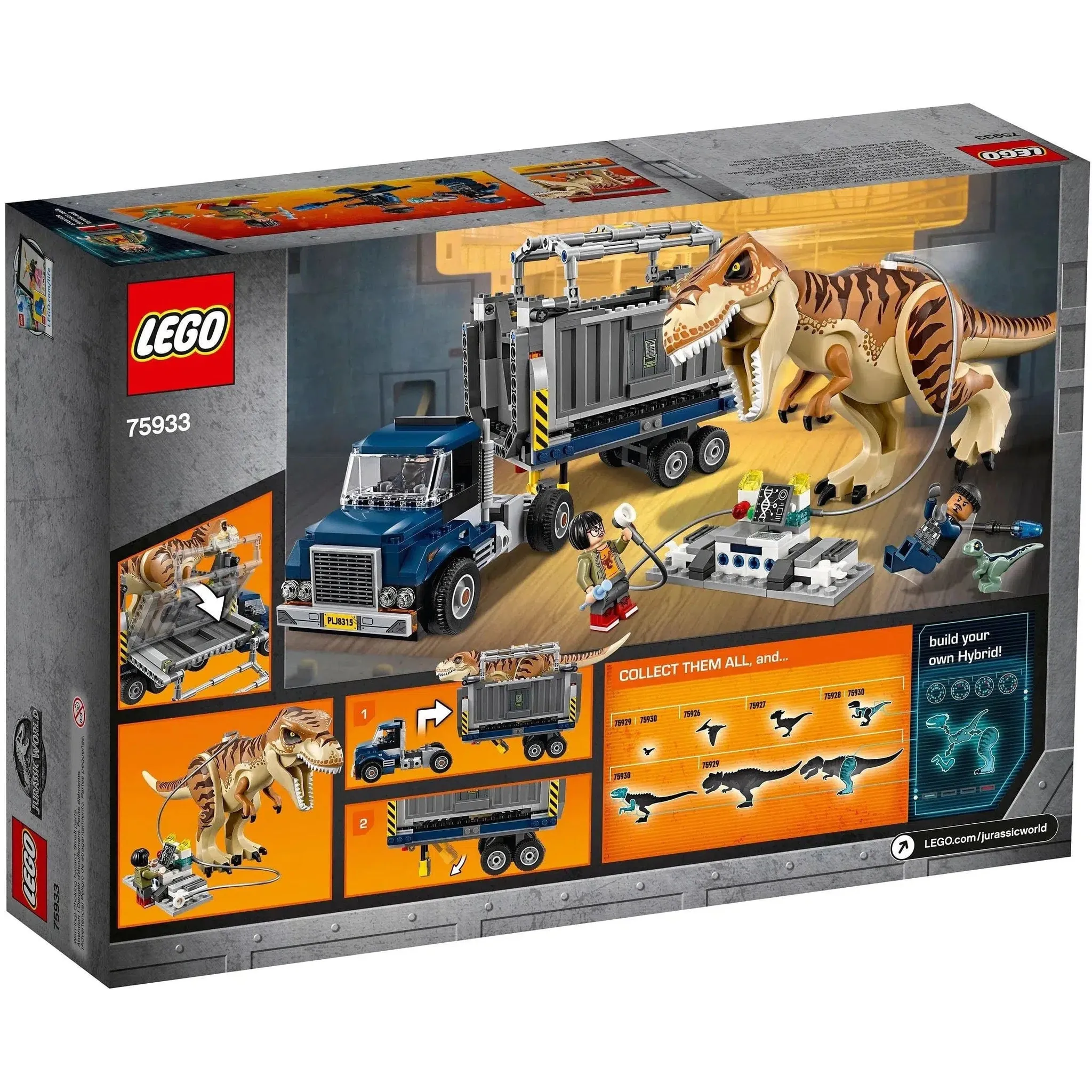 LEGO [Jurassic World] - T. rex Transport Building Set - Fallen Kingdom Series (75933) - Image 6