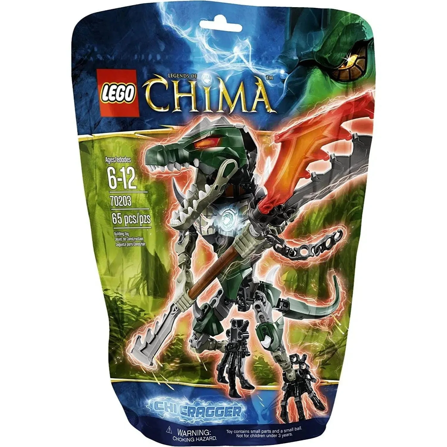 LEGO [Legends of Chima] - CHI Cragger Building Set - Buildable Figures Series (70203)