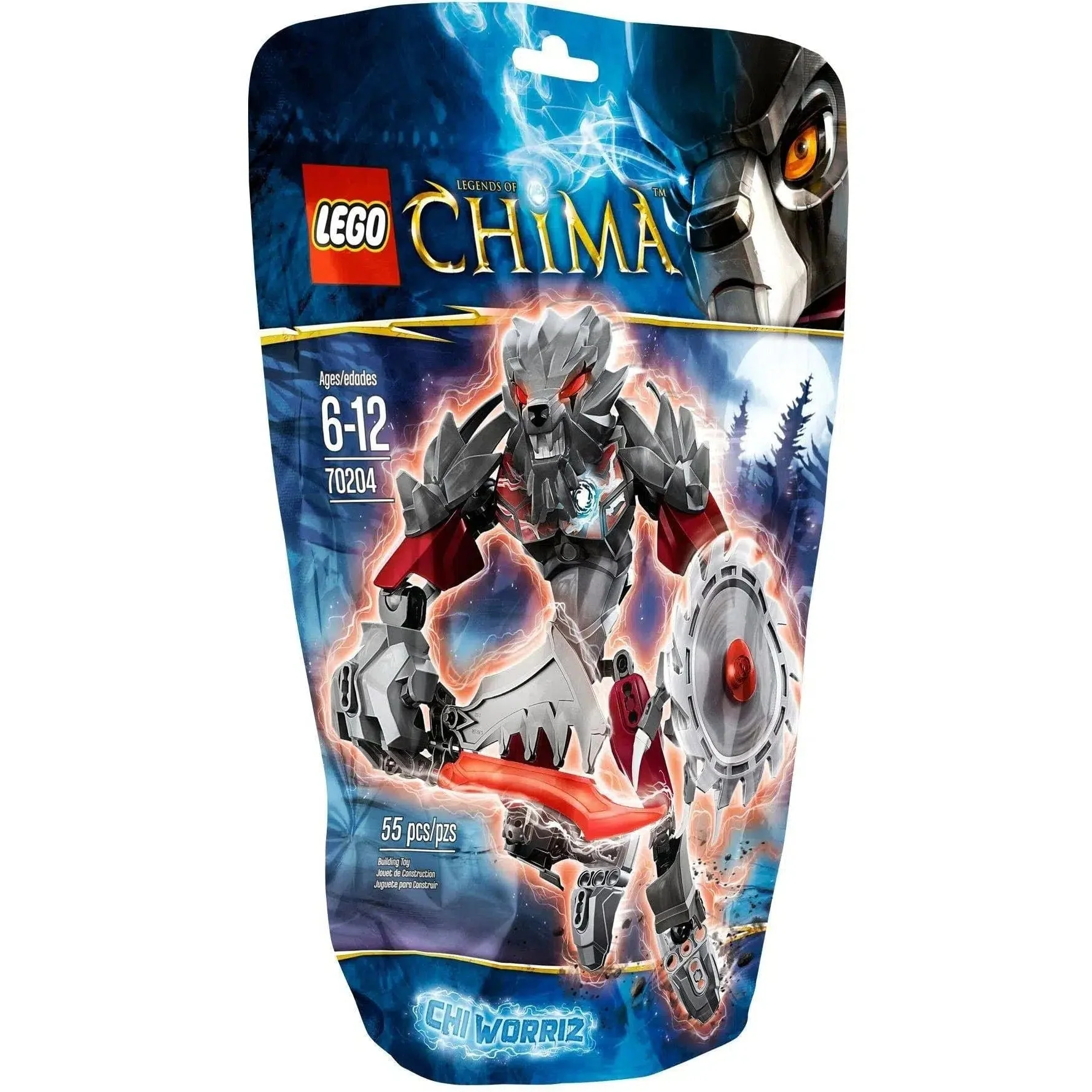LEGO [Legends of Chima] - CHI Worriz Building Set - Buildable Figures Series (70204)