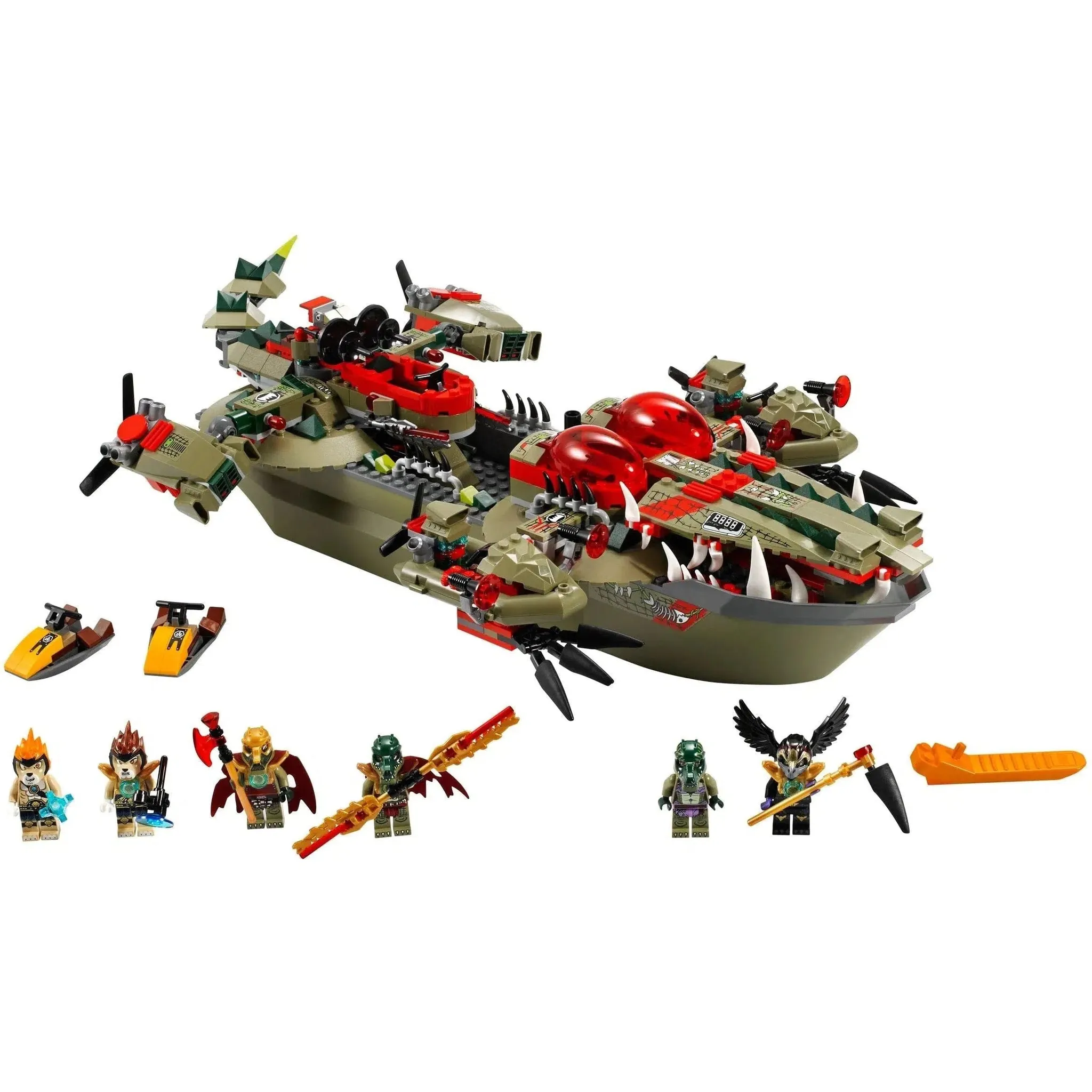 LEGO [Legends of Chima] - Cragger's Command Ship Building Set - The Power of the CHI Series (70006) - Image 2