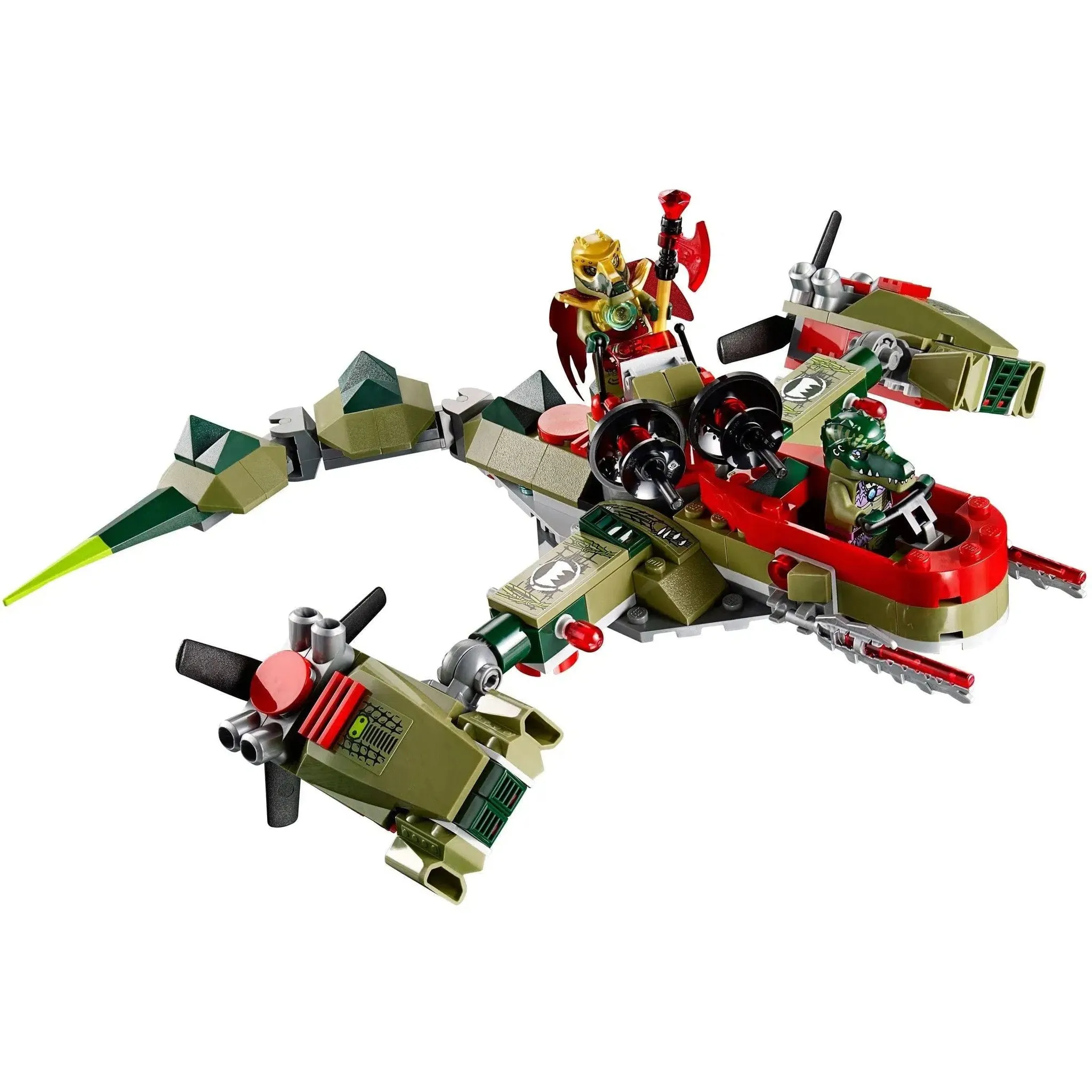 LEGO [Legends of Chima] - Cragger's Command Ship Building Set - The Power of the CHI Series (70006) - Image 3