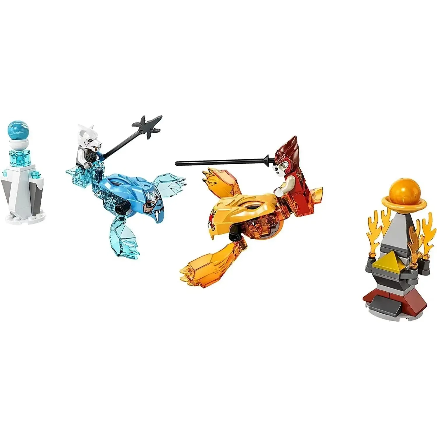 LEGO [Legends of Chima] - Fire vs. Ice Building Set - Speedorz Series (70156) - Image 2