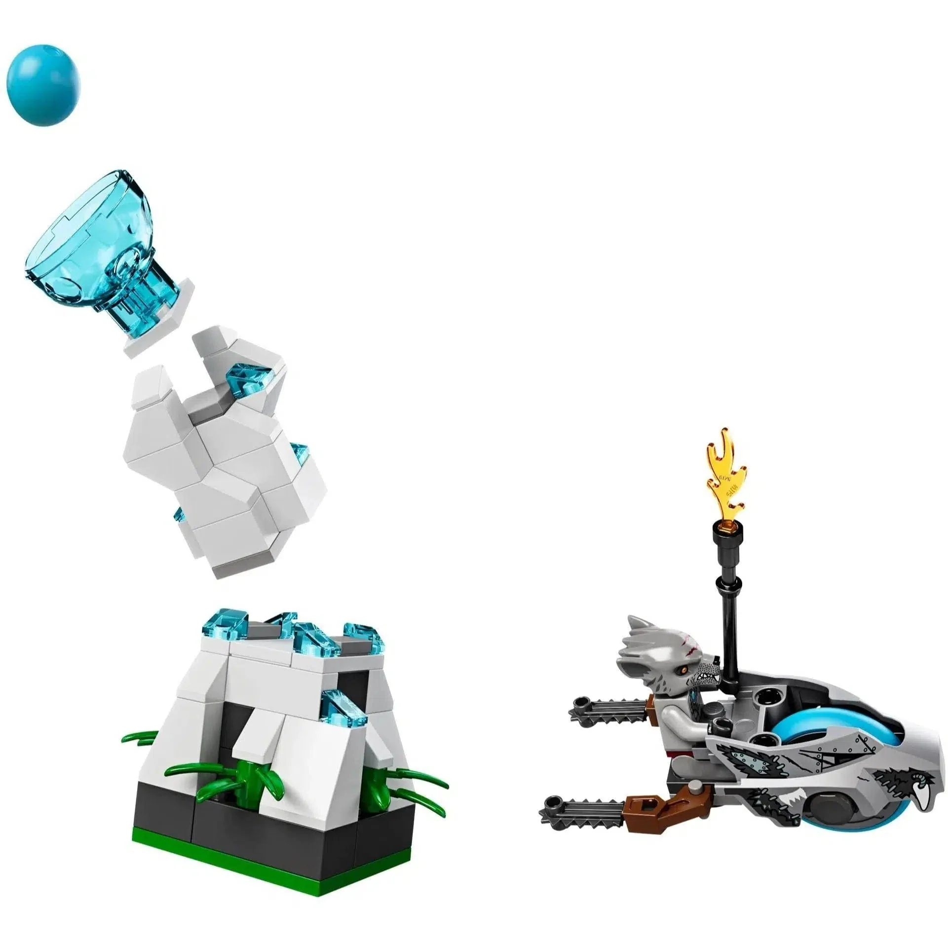LEGO [Legends of Chima] - Ice Tower Building Set - Speedorz Series (70106) - Image 4